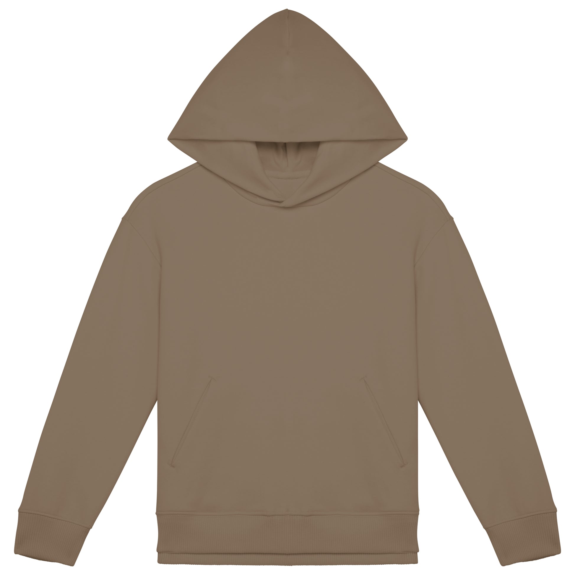 Duurzame oversized kindersweater met capuchon