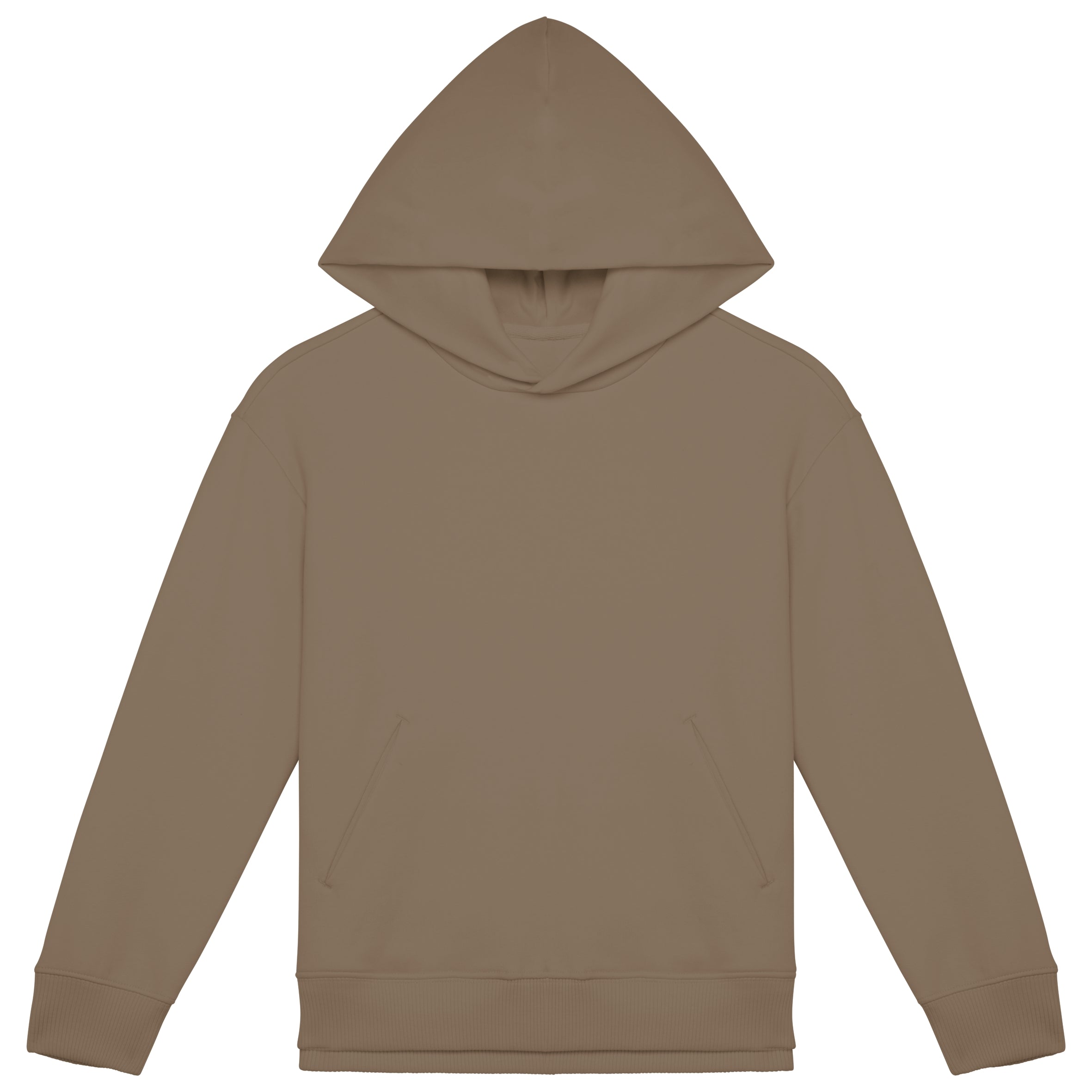 Duurzame oversized kindersweater met capuchon
