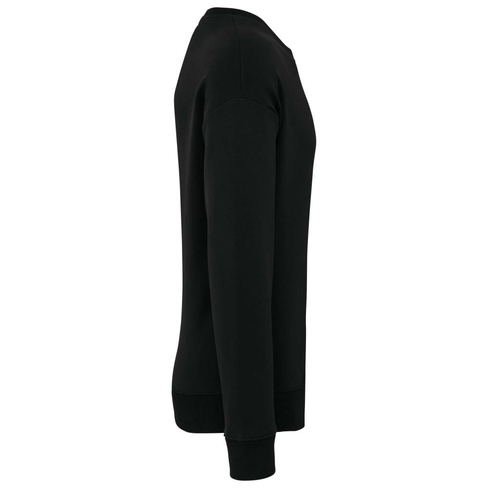 Ecologische oversized uniseks sweater met ronde hals