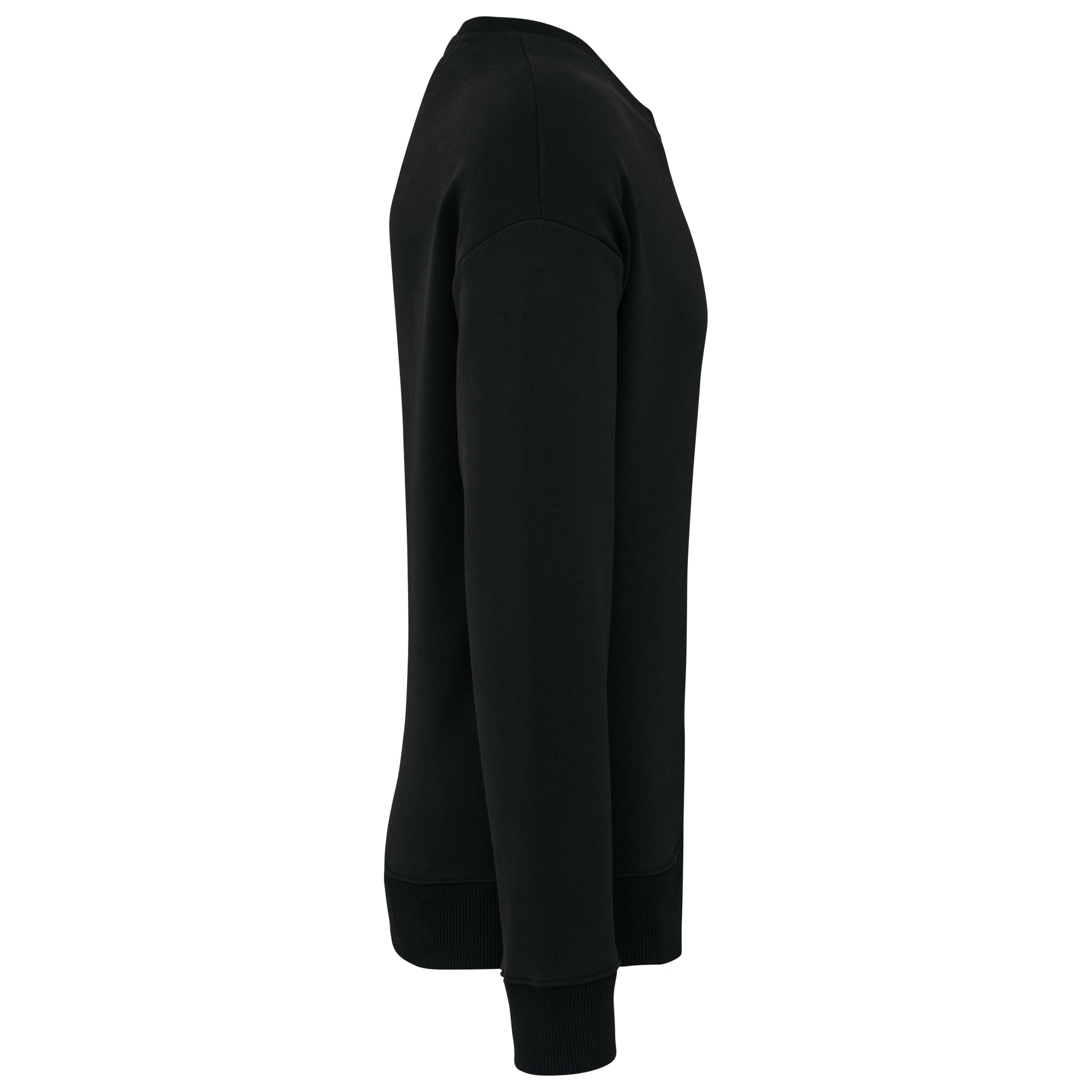 Ecologische oversized uniseks sweater met ronde hals