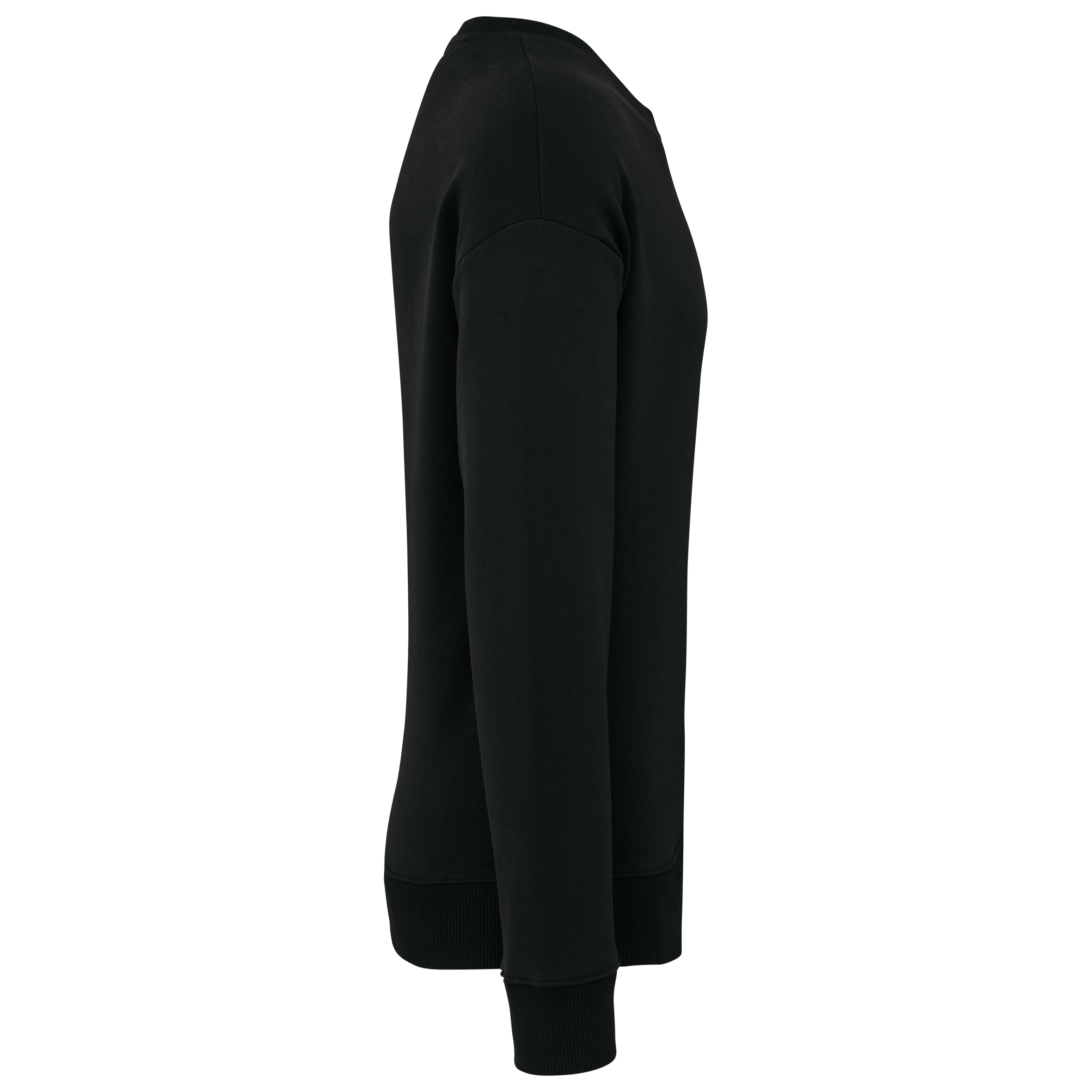 Ecologische oversized uniseks sweater met ronde hals