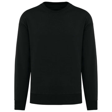 Ecologische oversized uniseks sweater met ronde hals