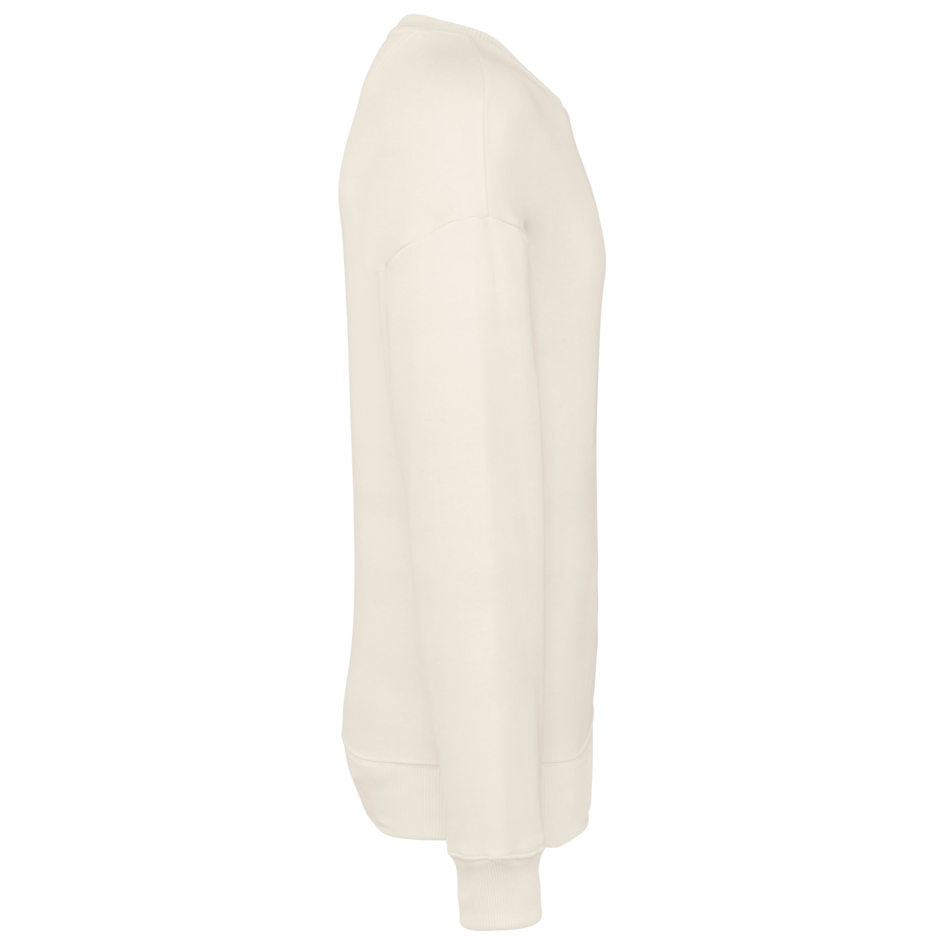 Ecologische oversized uniseks sweater met ronde hals