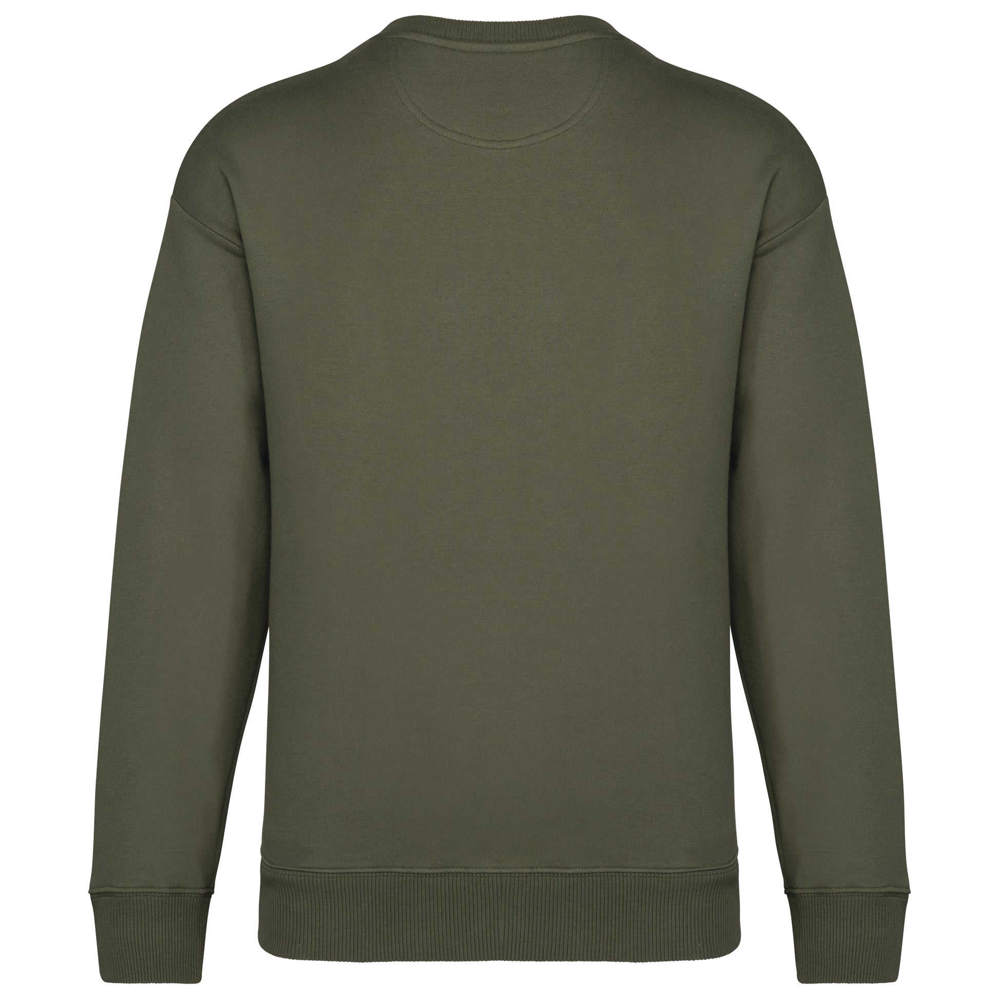 Ecologische oversized uniseks sweater met ronde hals