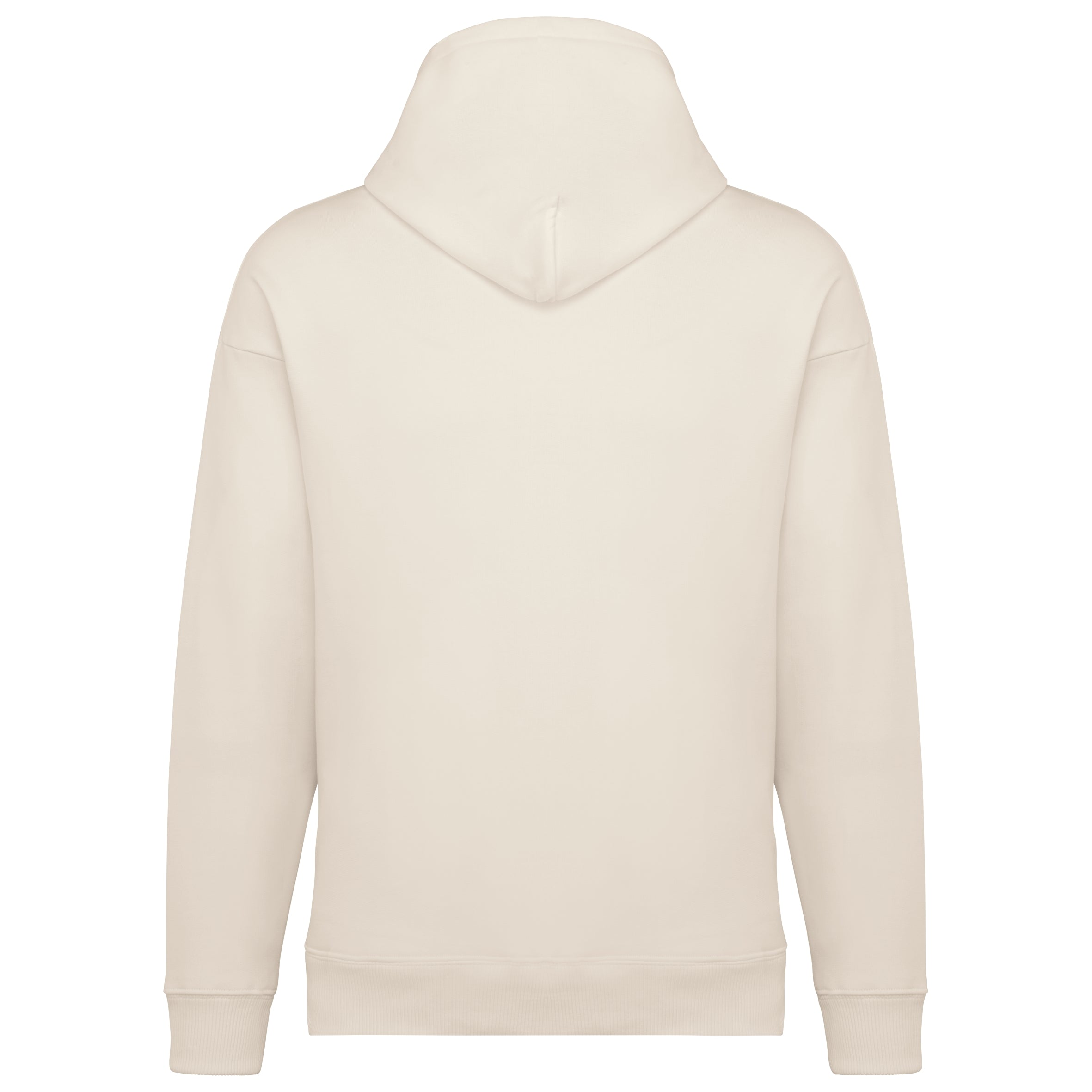 Ecologische uniseks oversized sweater met capuchon