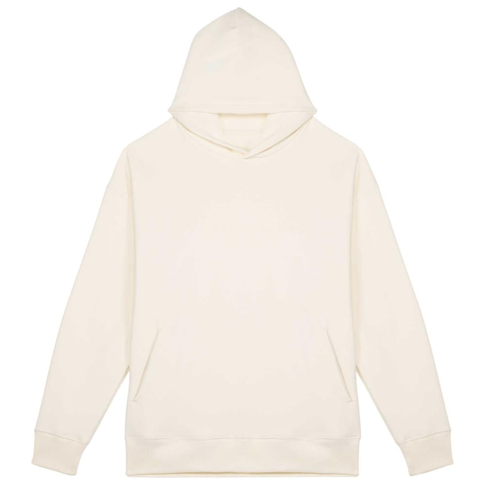 Ecologische uniseks oversized sweater met capuchon