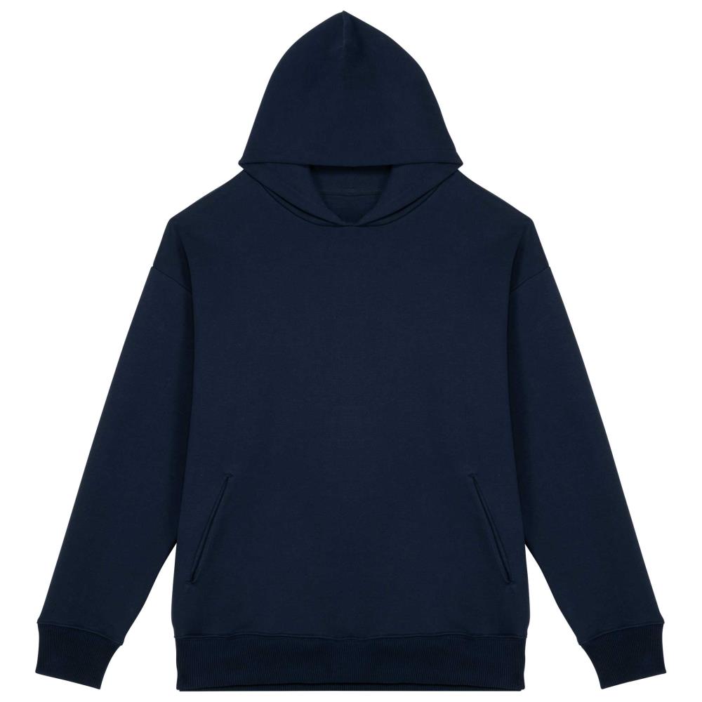Ecologische uniseks oversized sweater met capuchon