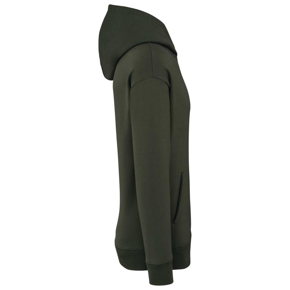 Ecologische uniseks oversized sweater met capuchon