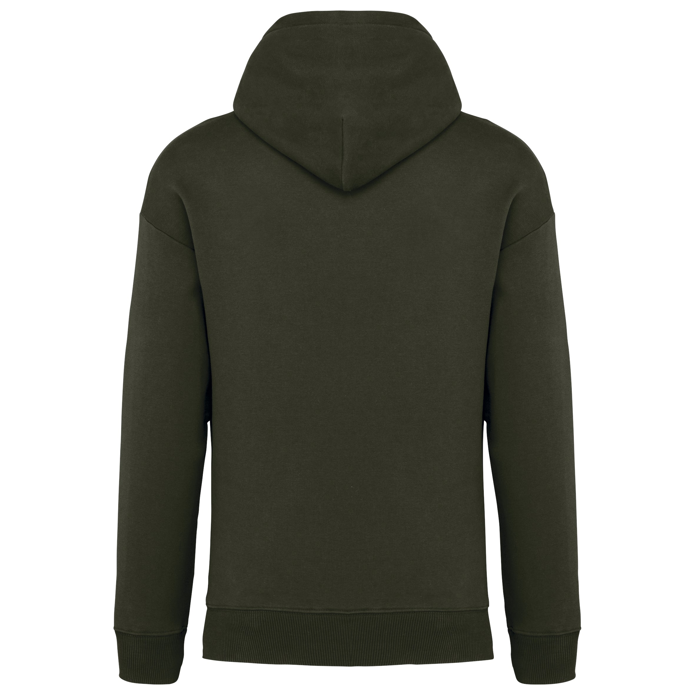 Ecologische uniseks oversized sweater met capuchon