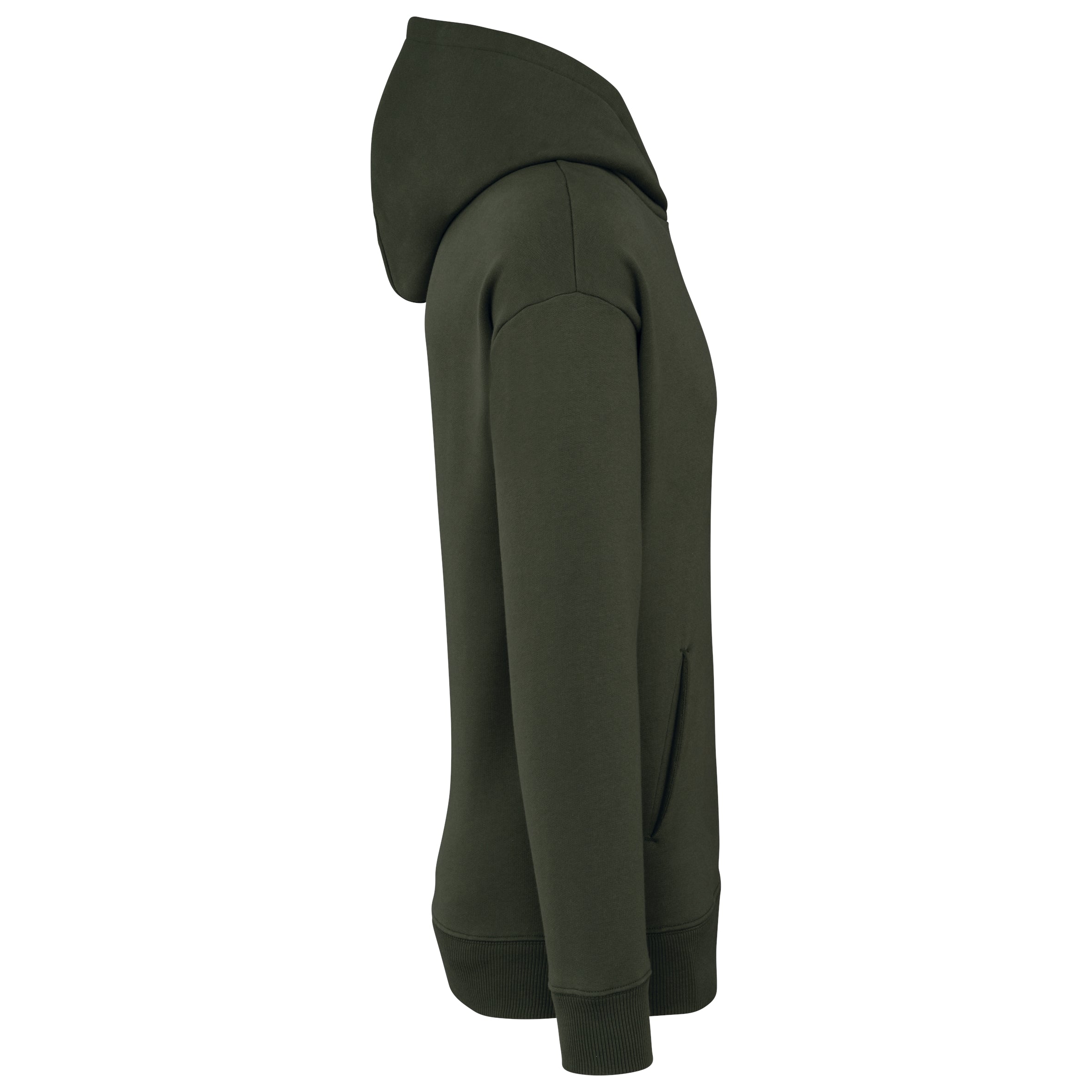 Ecologische uniseks oversized sweater met capuchon
