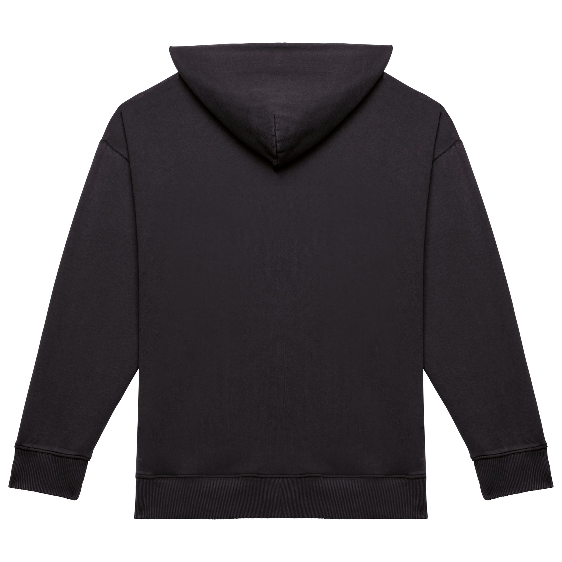 Duurzame uniseks oversized verwassen sweater met capuchon