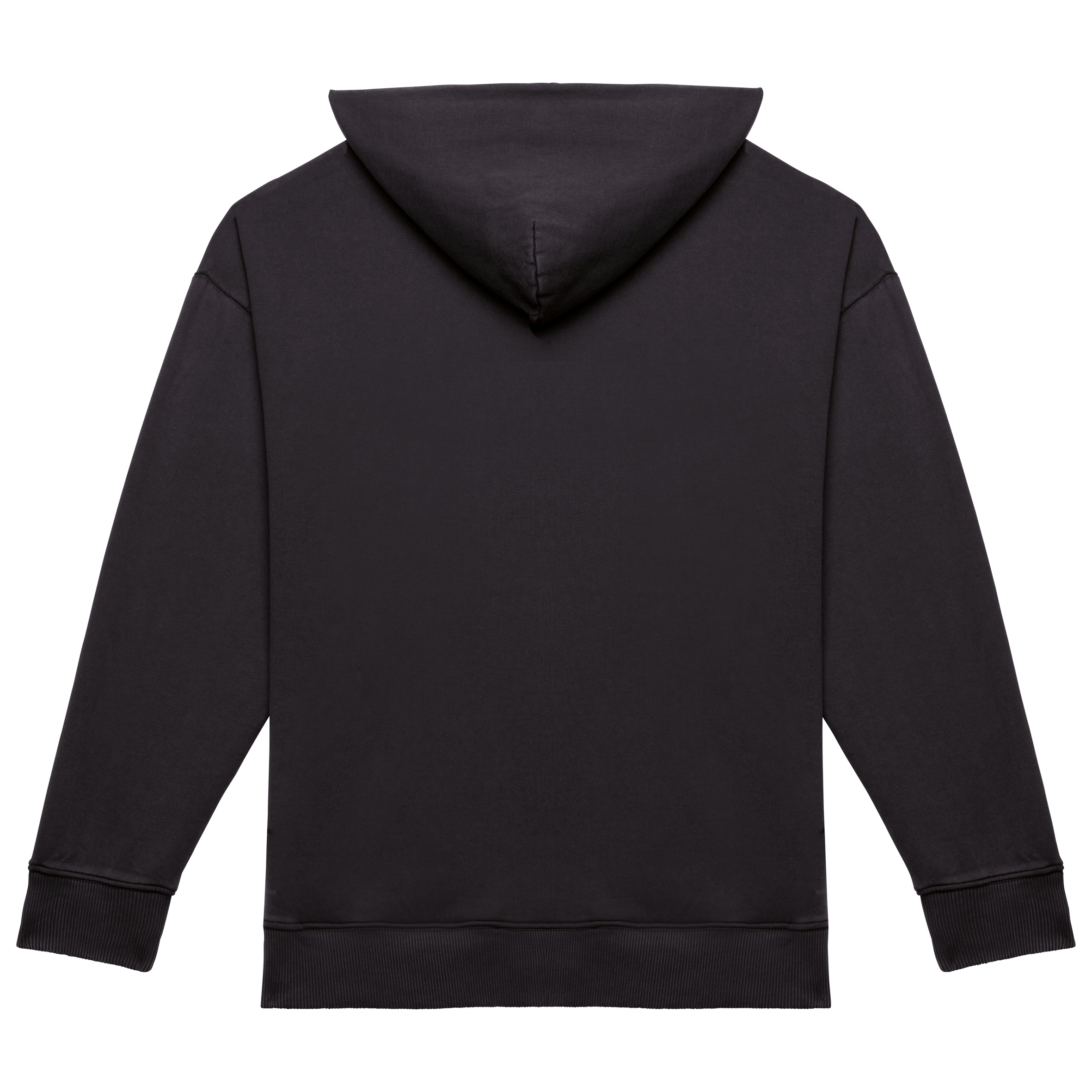 Duurzame uniseks oversized verwassen sweater met capuchon