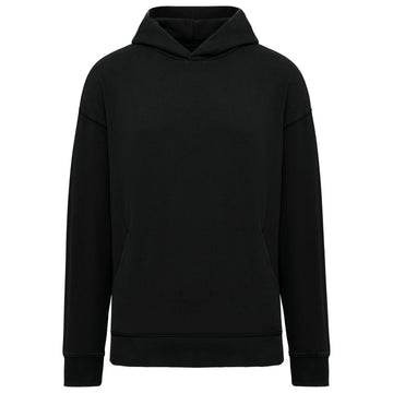 Duurzame uniseks oversized verwassen sweater met capuchon
