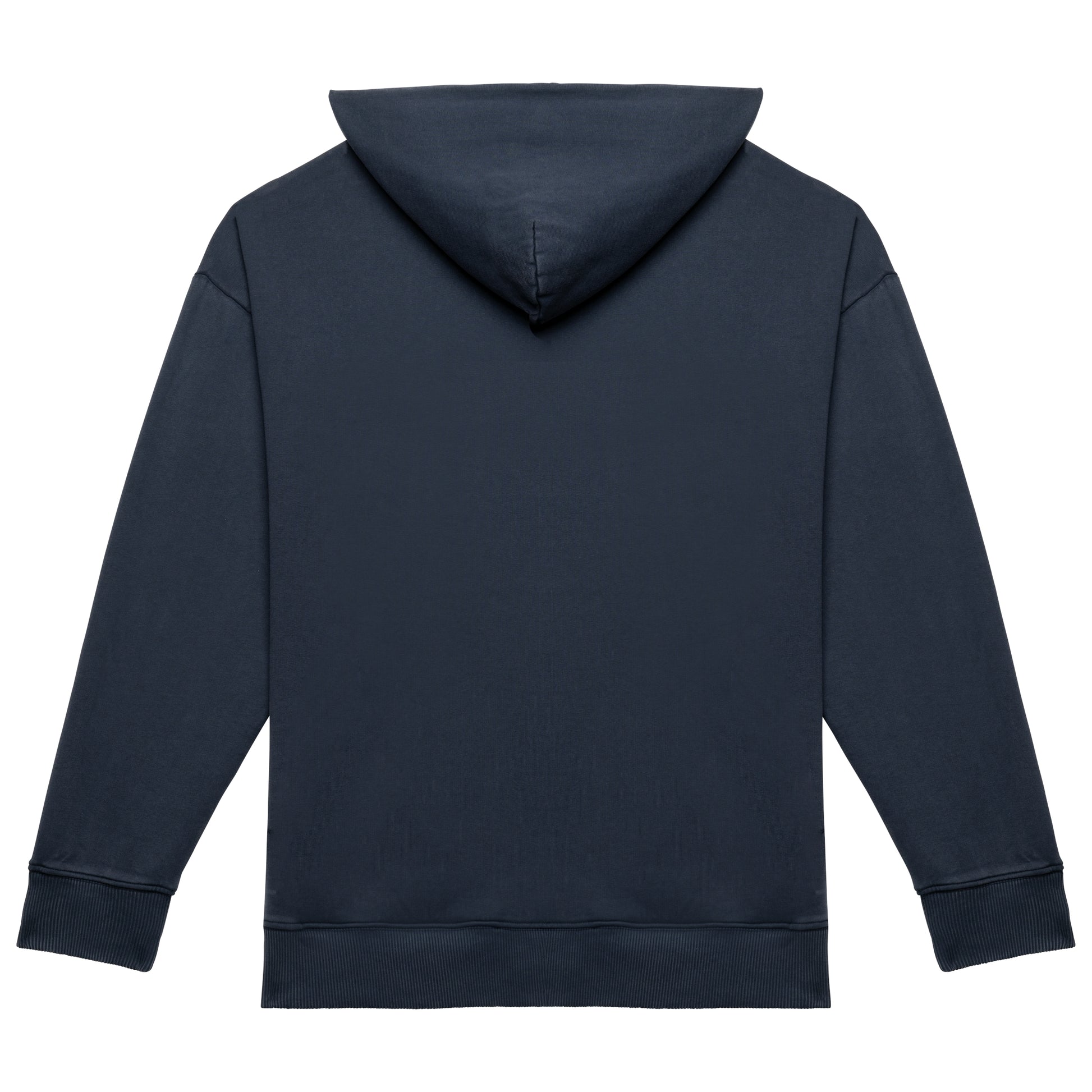 Duurzame uniseks oversized verwassen sweater met capuchon