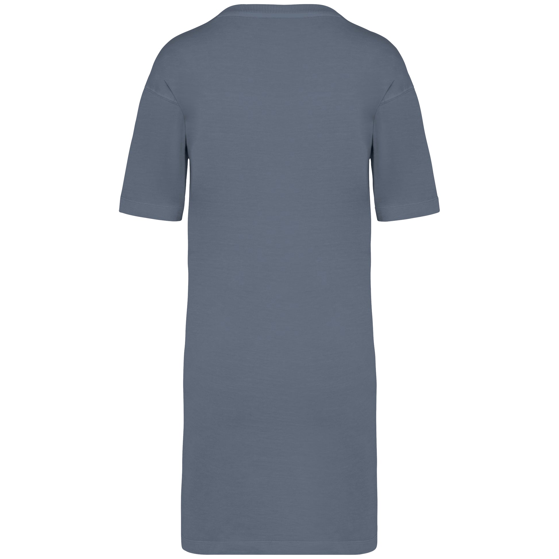 Ecologische verwassen T-shirtjurk