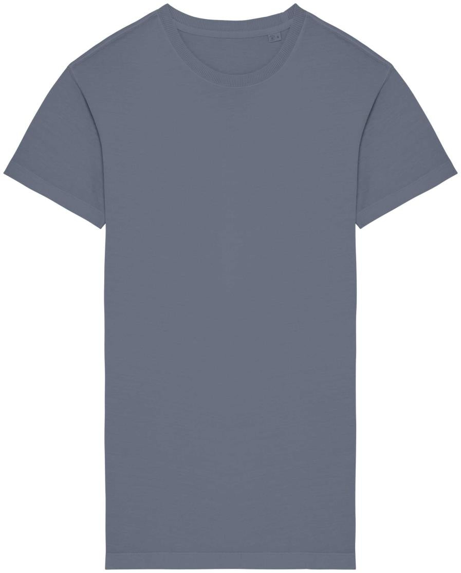 Ecologische verwassen T-shirtjurk