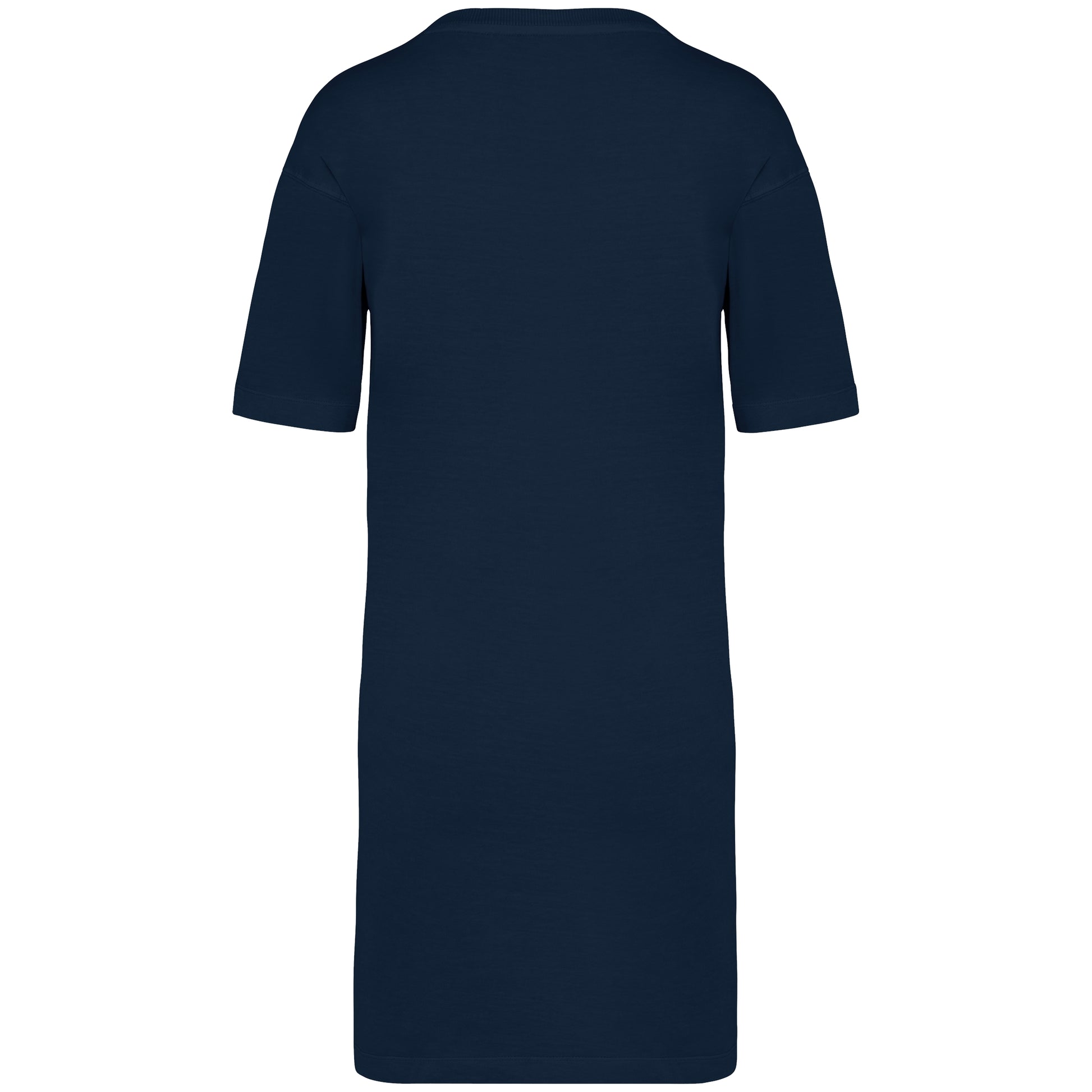 Ecologische verwassen T-shirtjurk