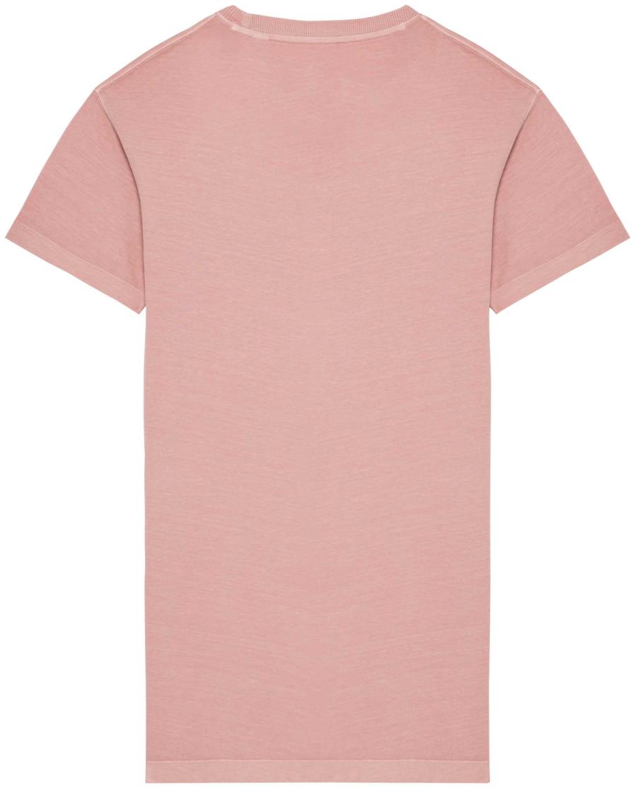 Ecologische verwassen T-shirtjurk