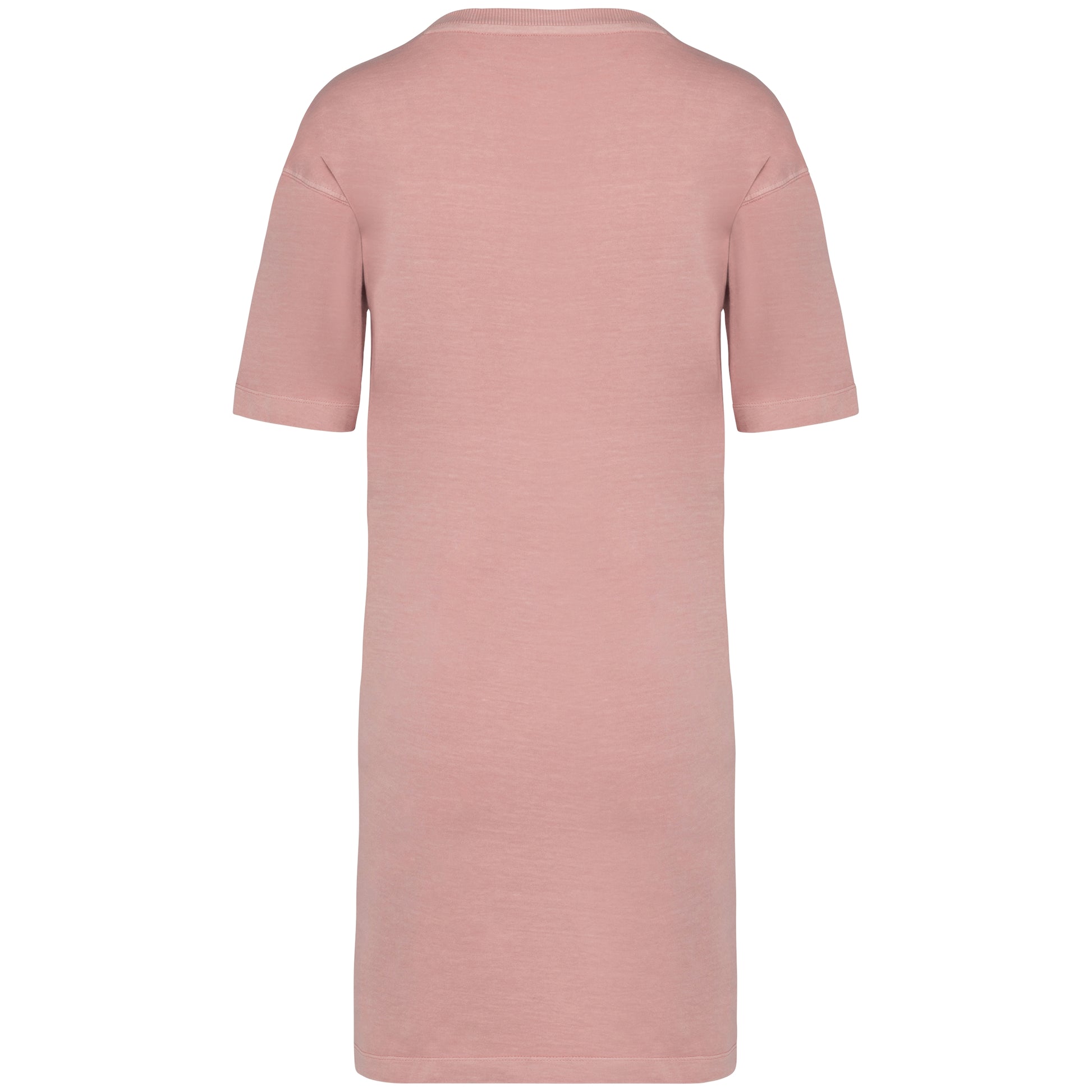 Ecologische verwassen T-shirtjurk