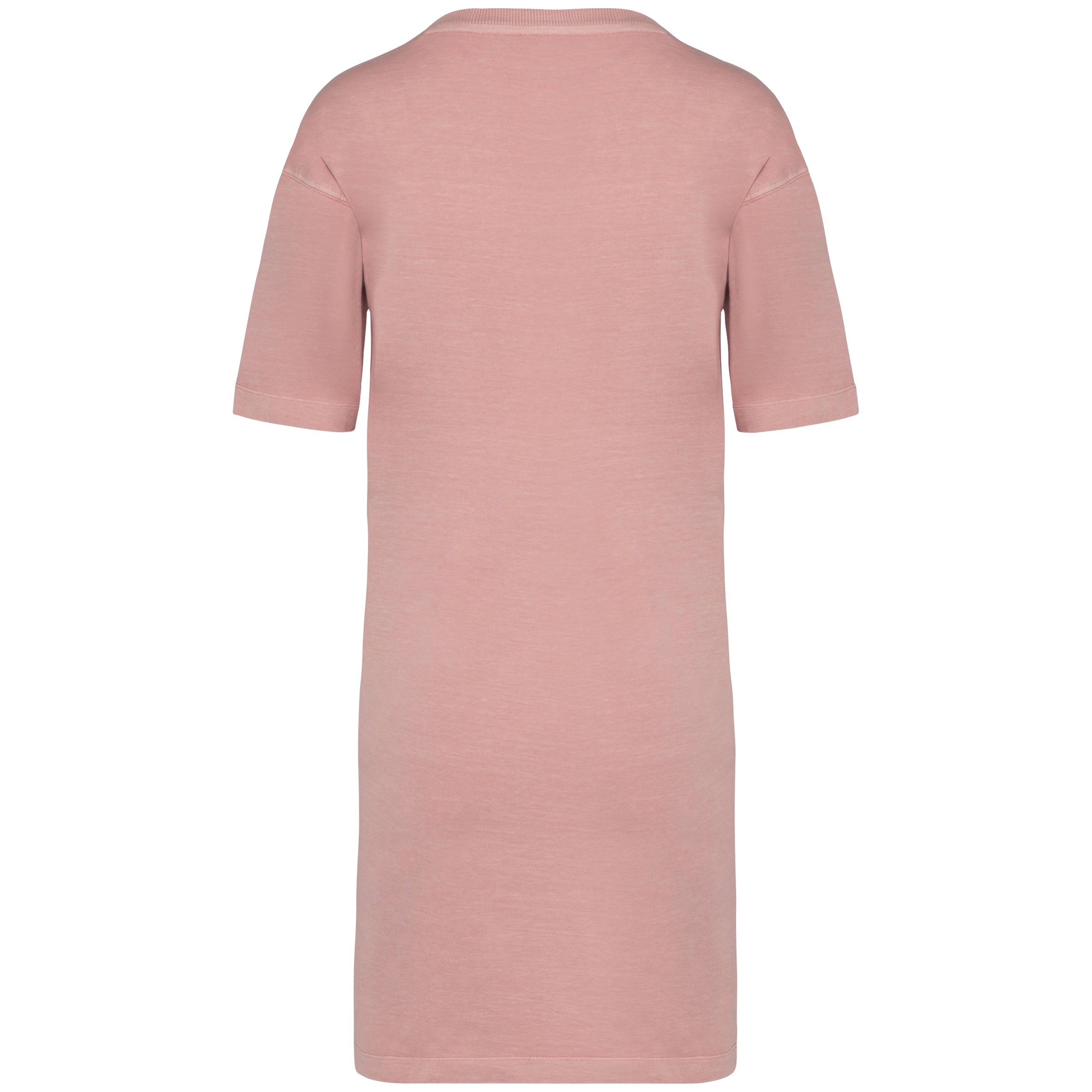 Ecologische verwassen T-shirtjurk