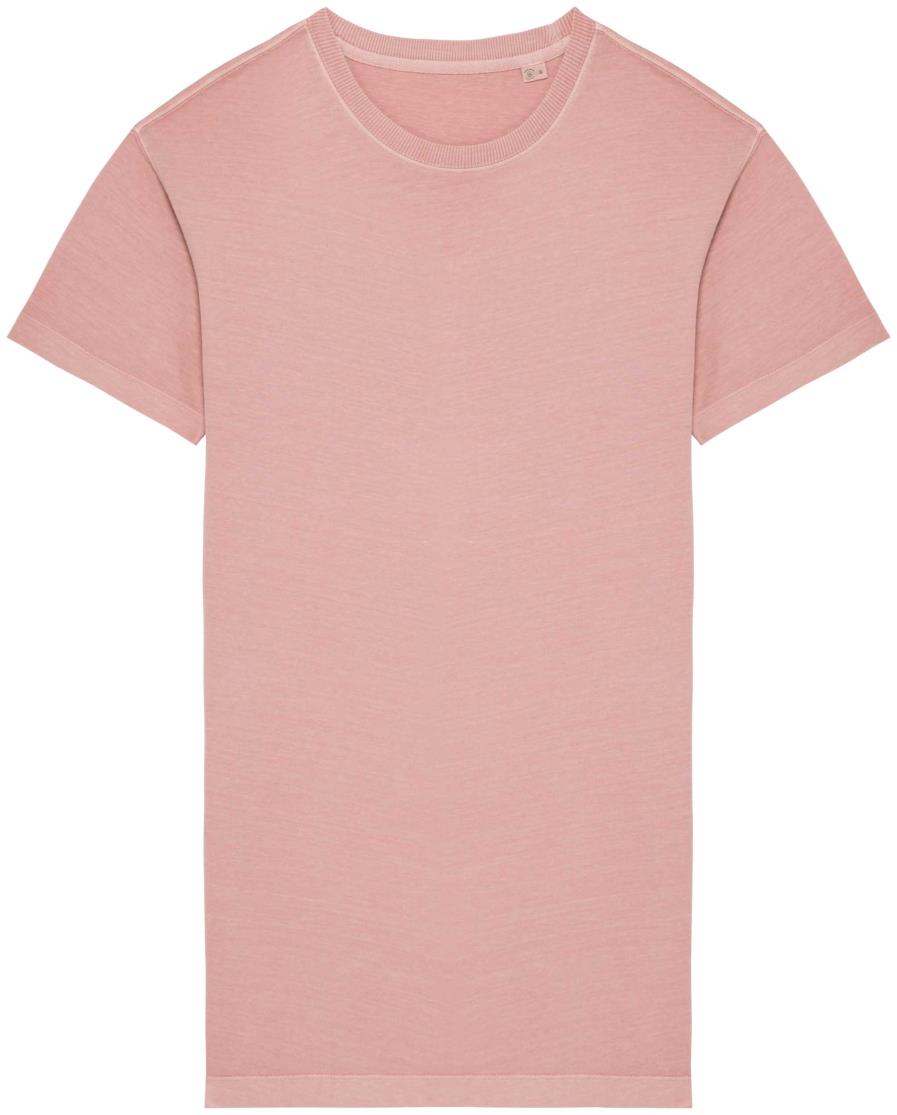 Ecologische verwassen T-shirtjurk