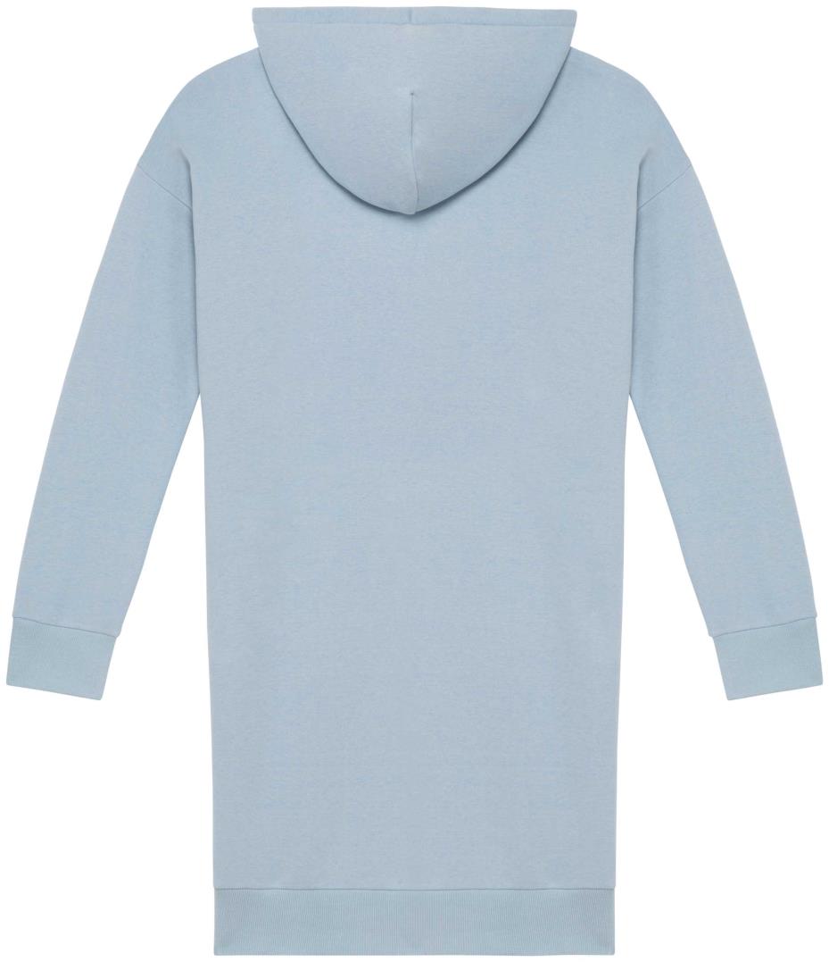 Ecologische sweaterjurk met capuchon