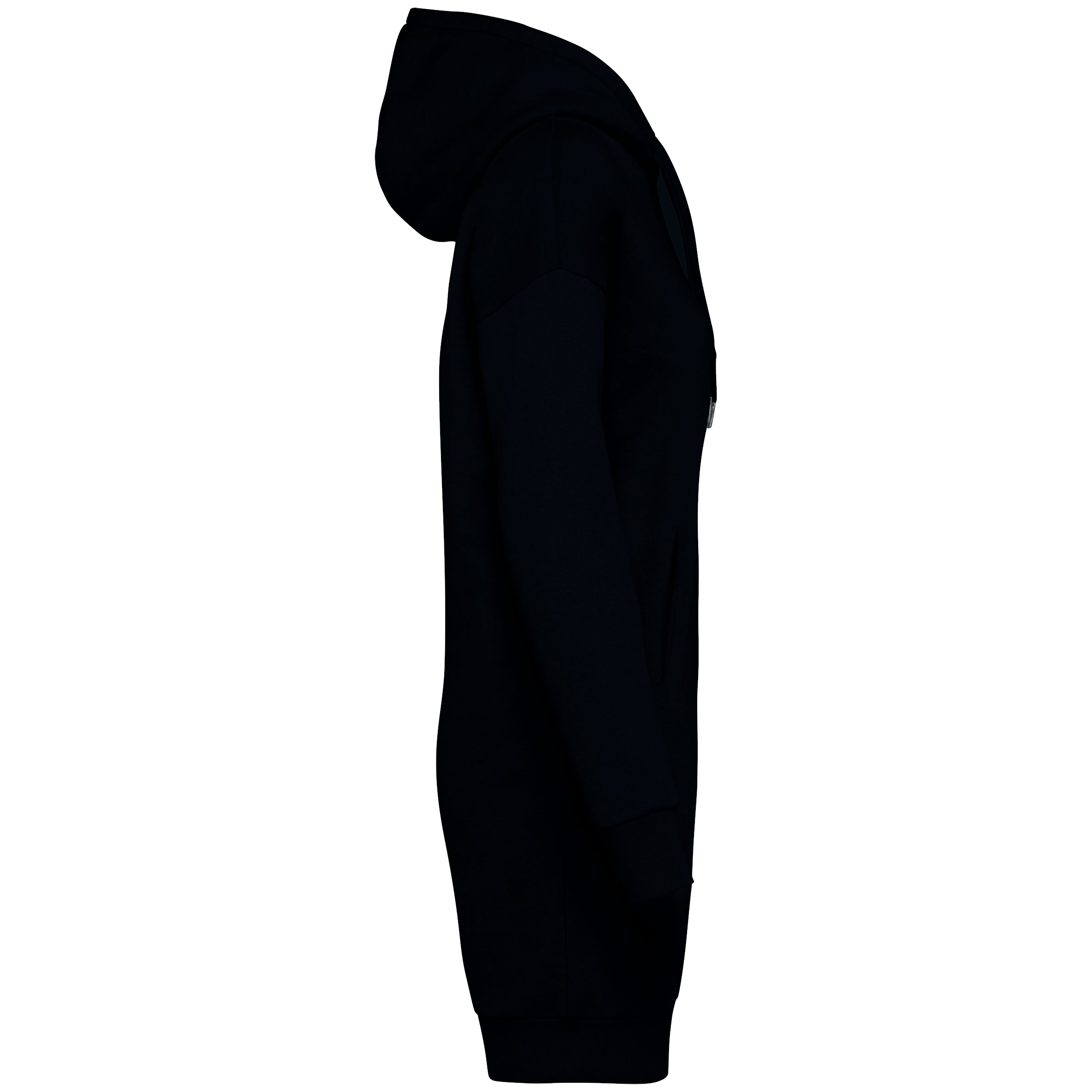 Ecologische sweaterjurk met capuchon
