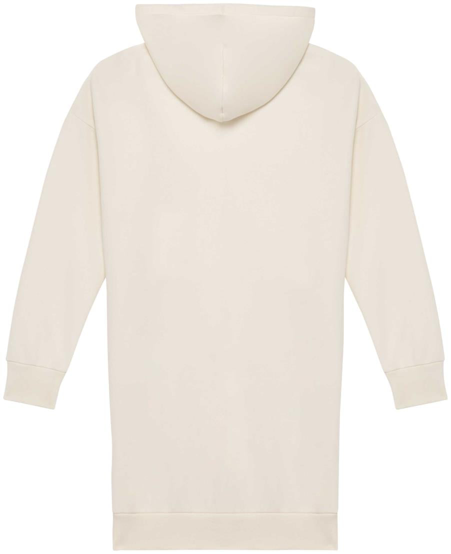 Ecologische sweaterjurk met capuchon