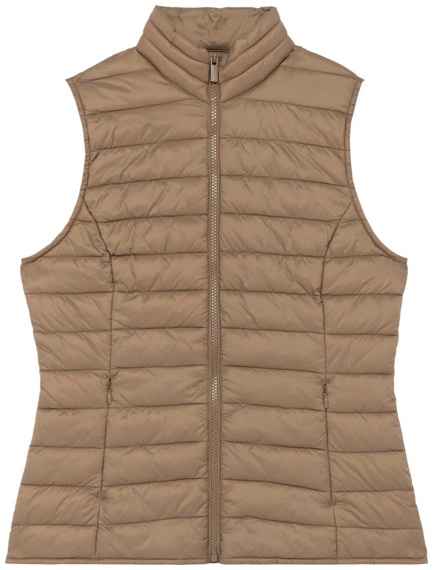 Ecologische lichte bodywarmer voor dames
