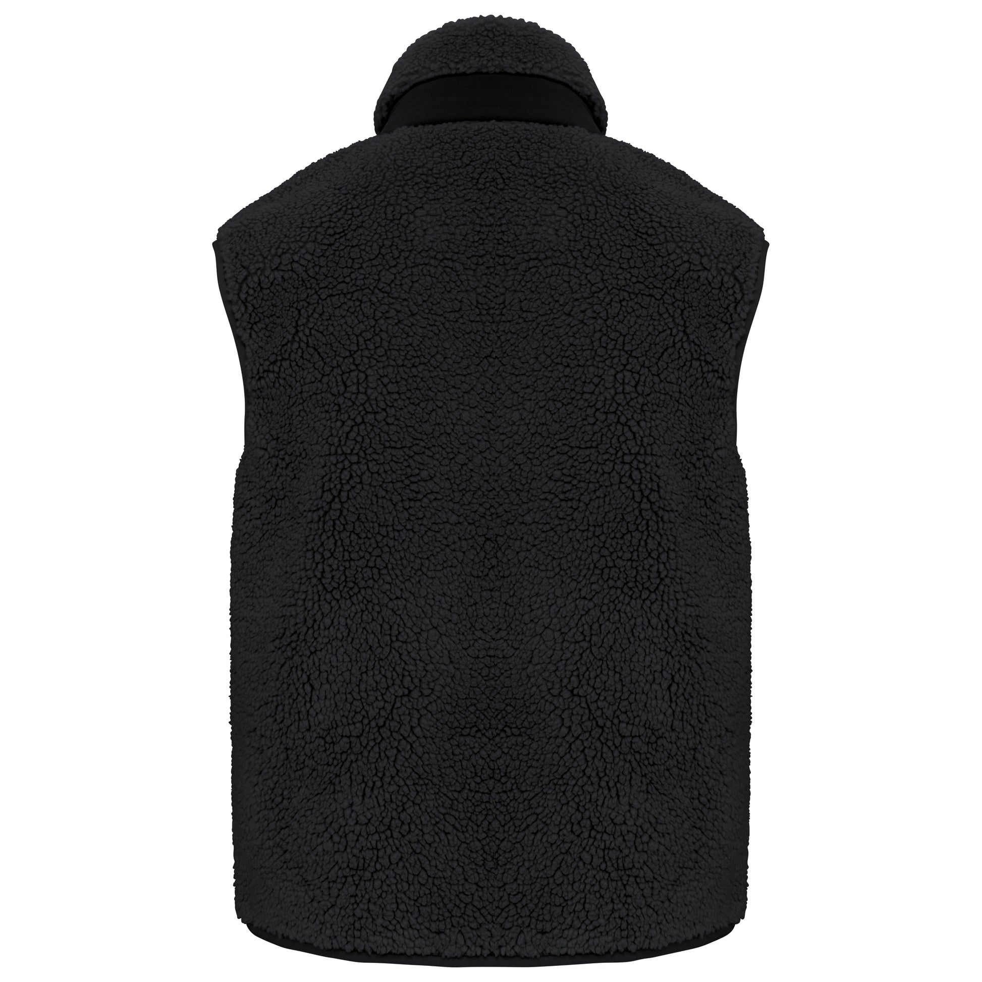 Ecologische uniseks bodywarmer van sherpa