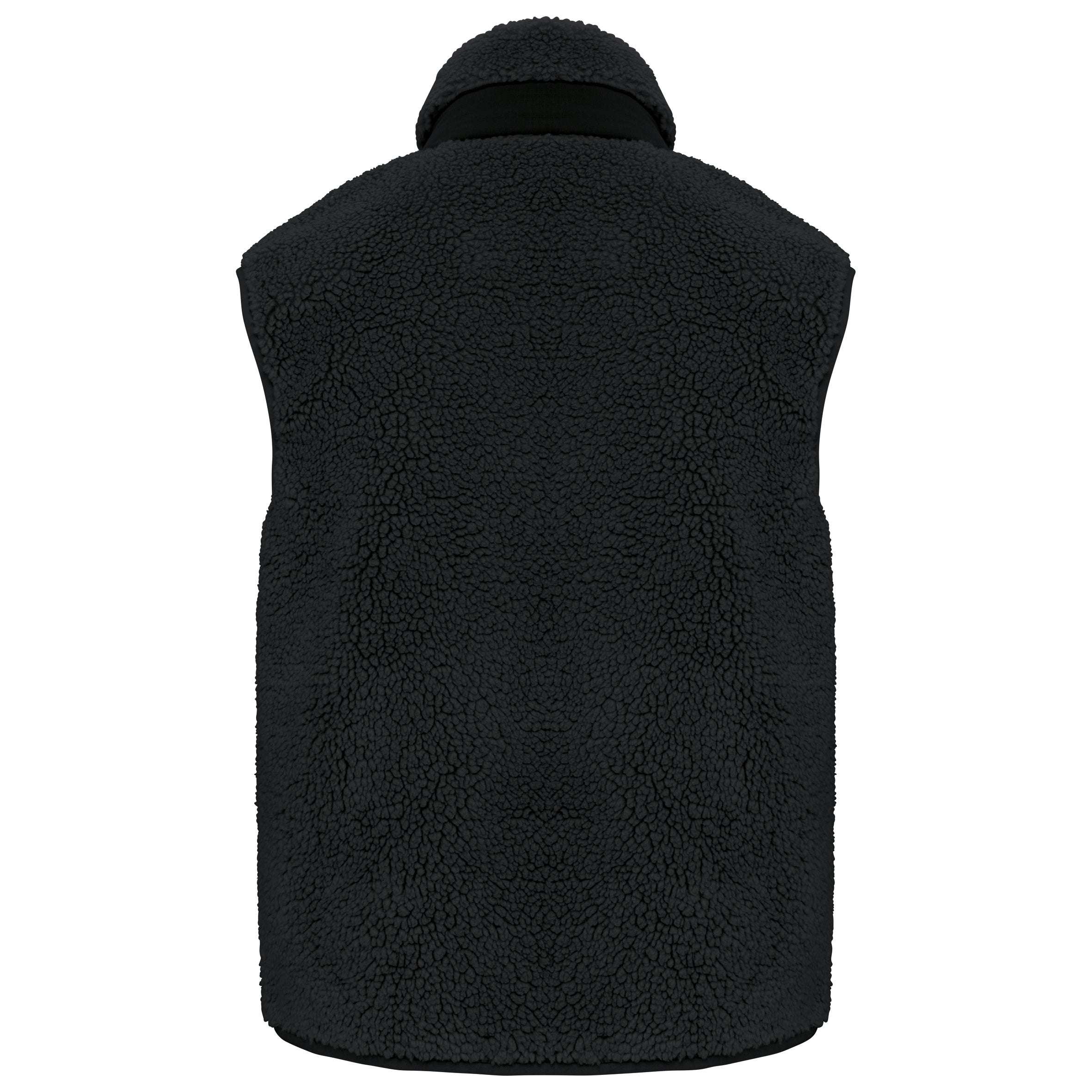 Ecologische uniseks bodywarmer van sherpa