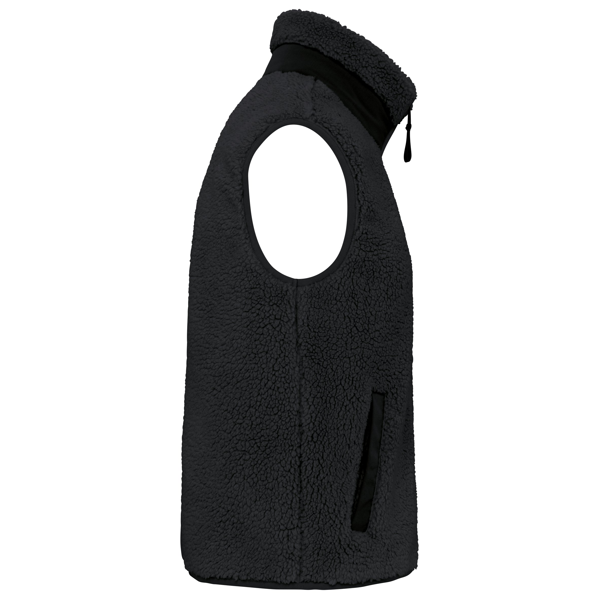 Ecologische uniseks bodywarmer van sherpa