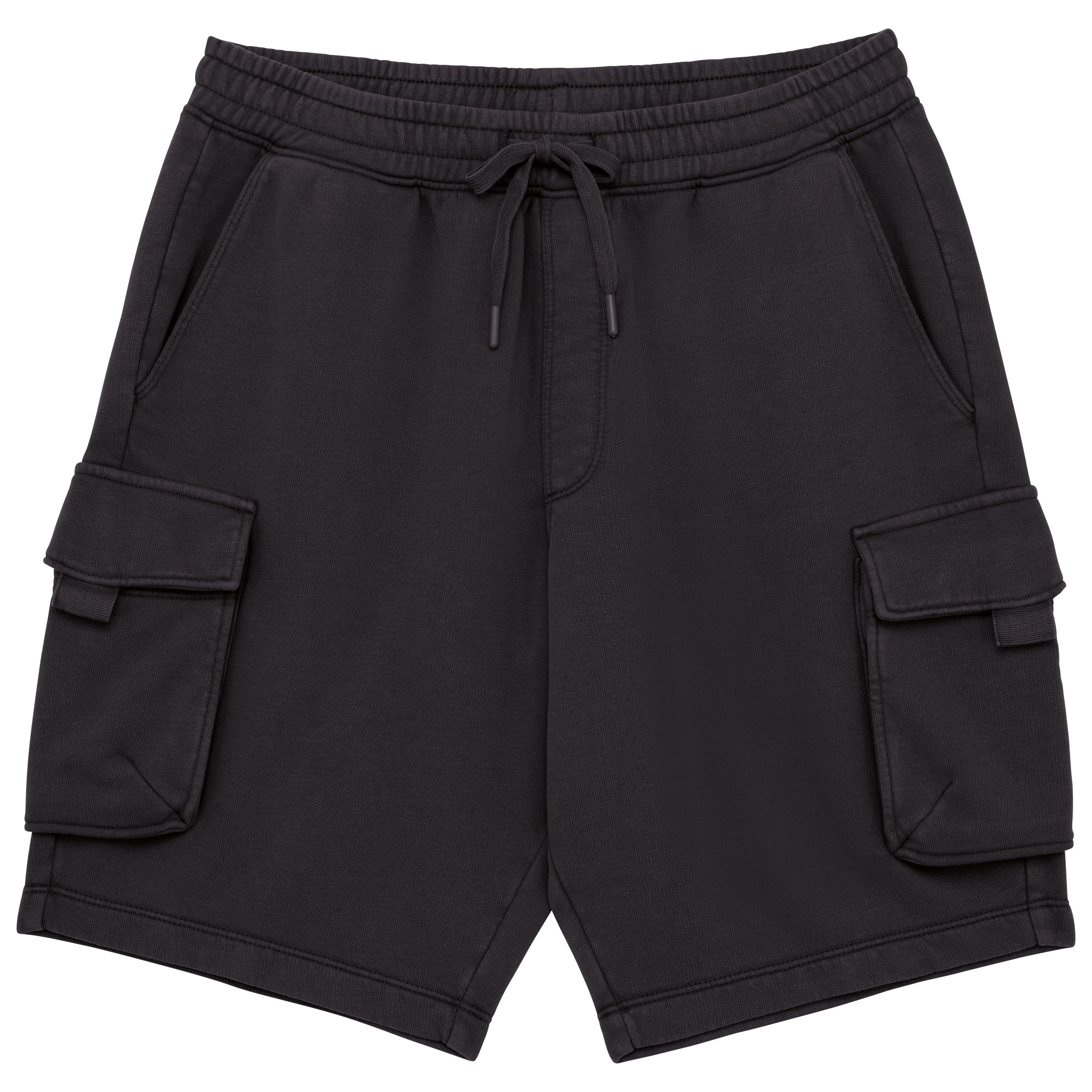 Duurzame verwassen herencargoshort van French Terry