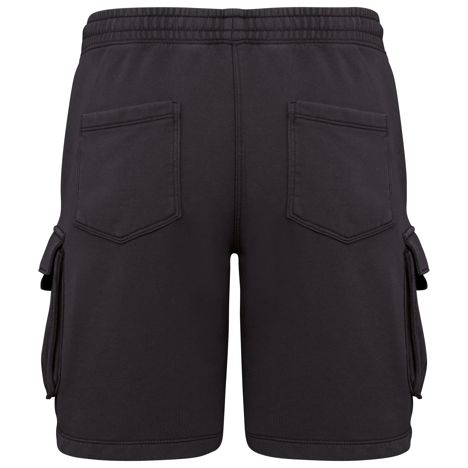 Duurzame verwassen herencargoshort van French Terry