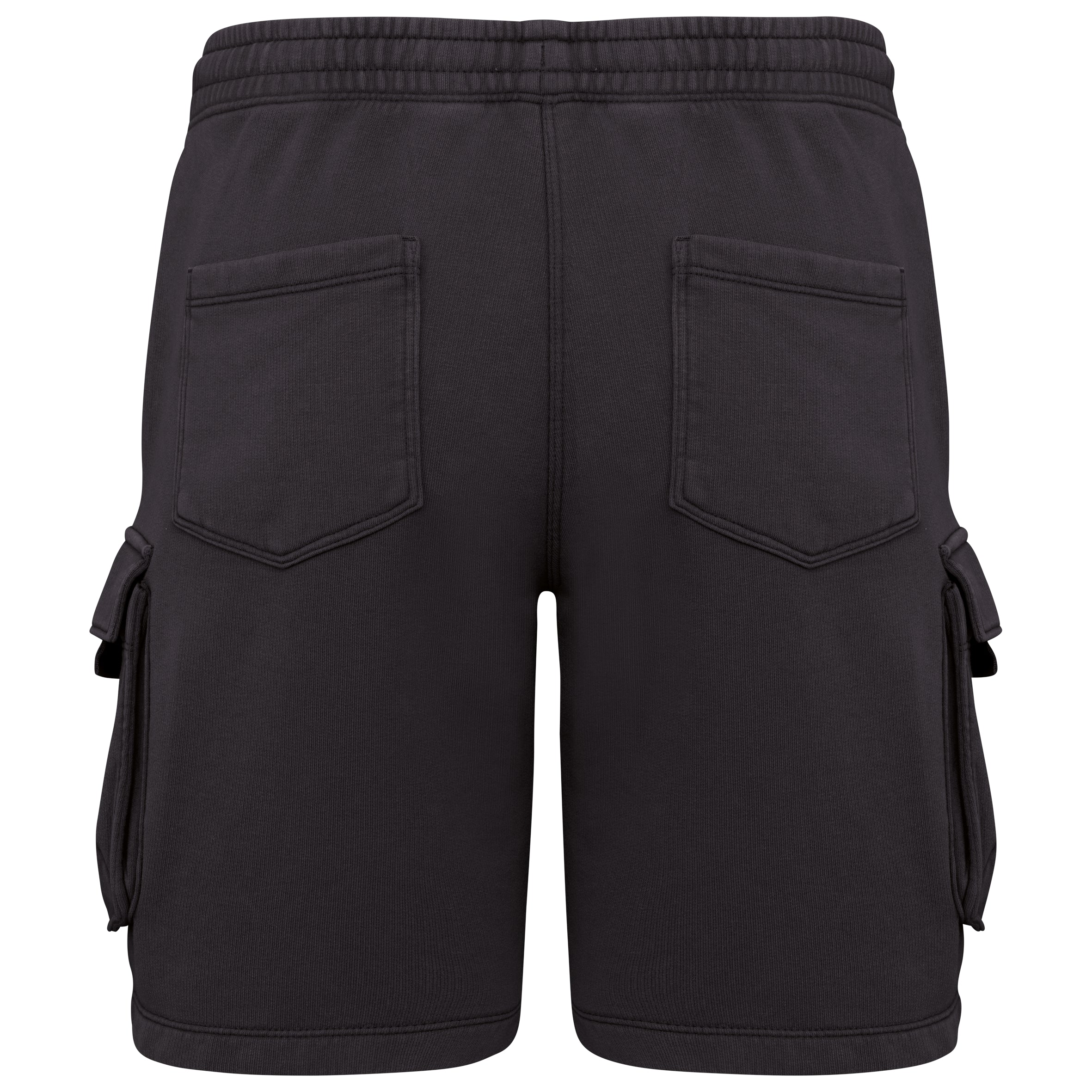 Duurzame verwassen herencargoshort van French Terry