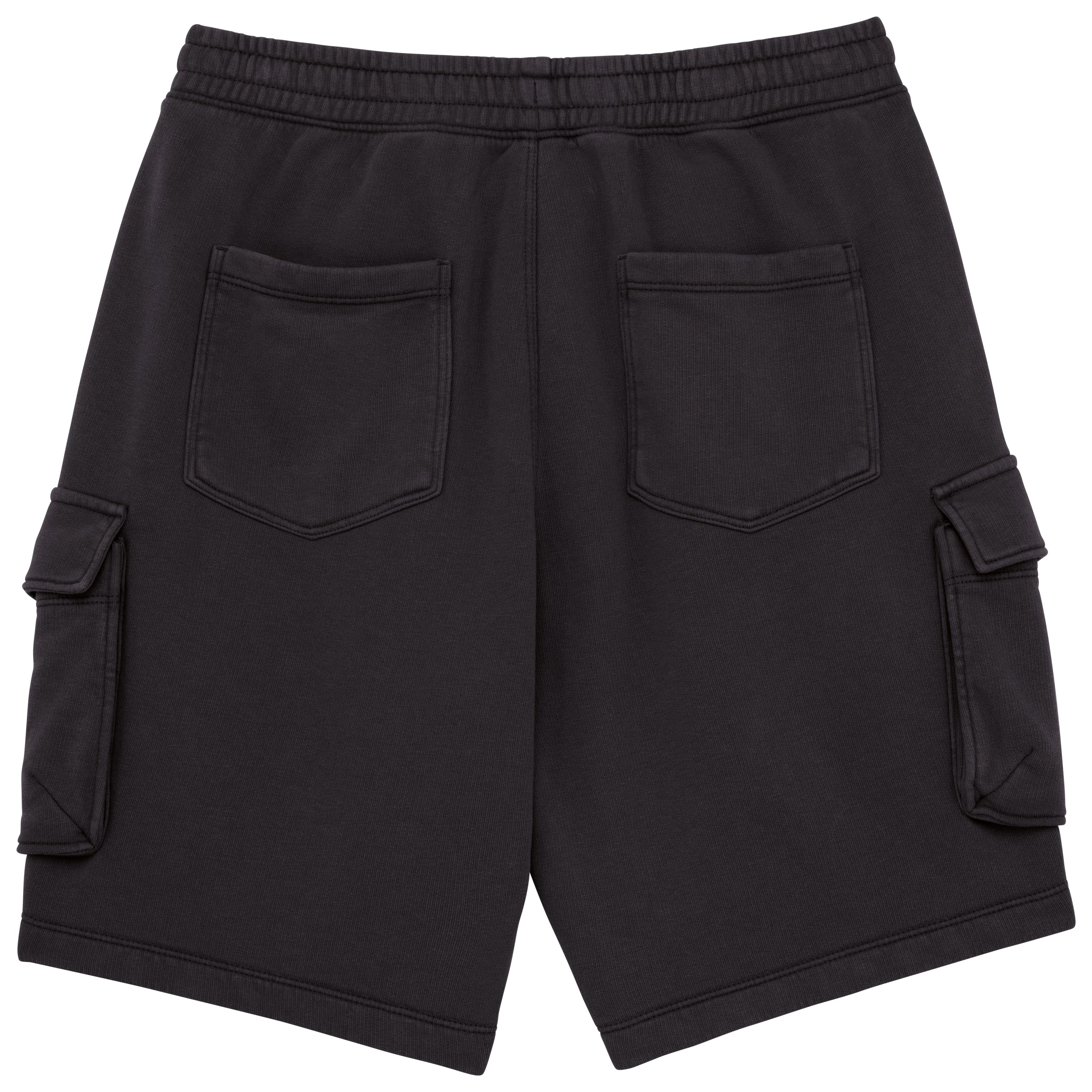 Duurzame verwassen herencargoshort van French Terry