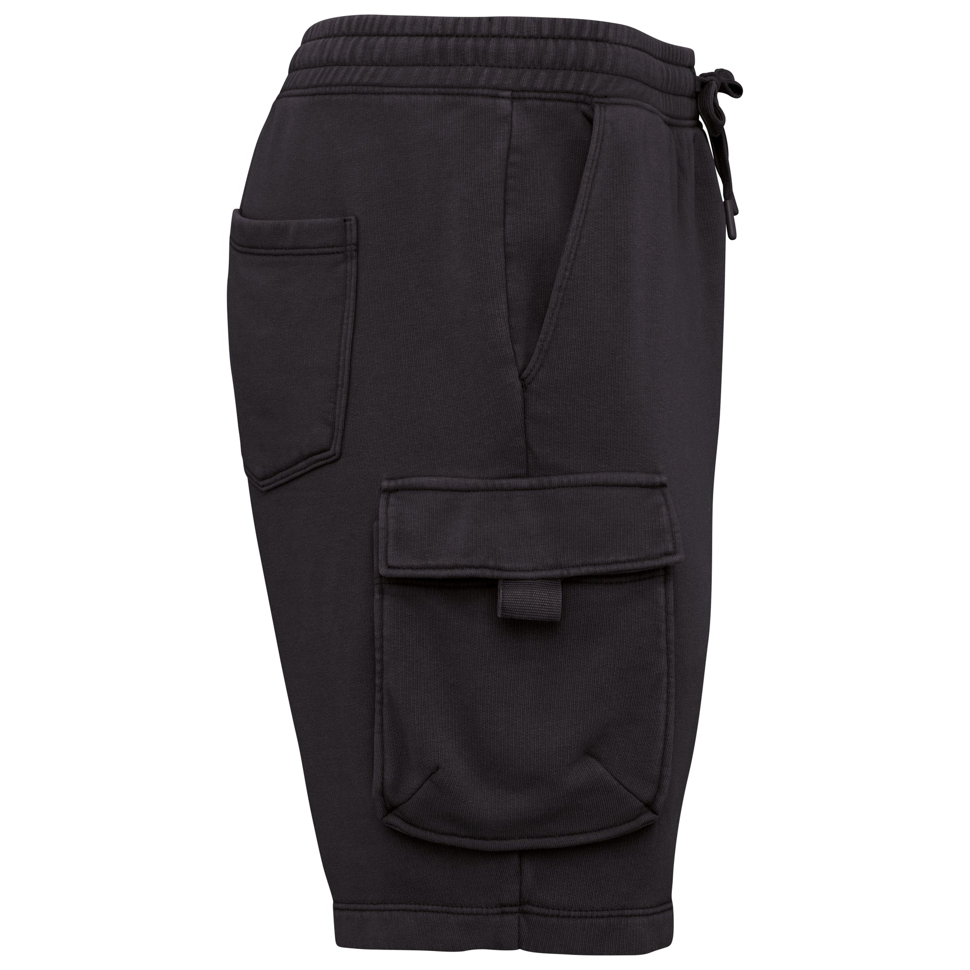Duurzame verwassen herencargoshort van French Terry