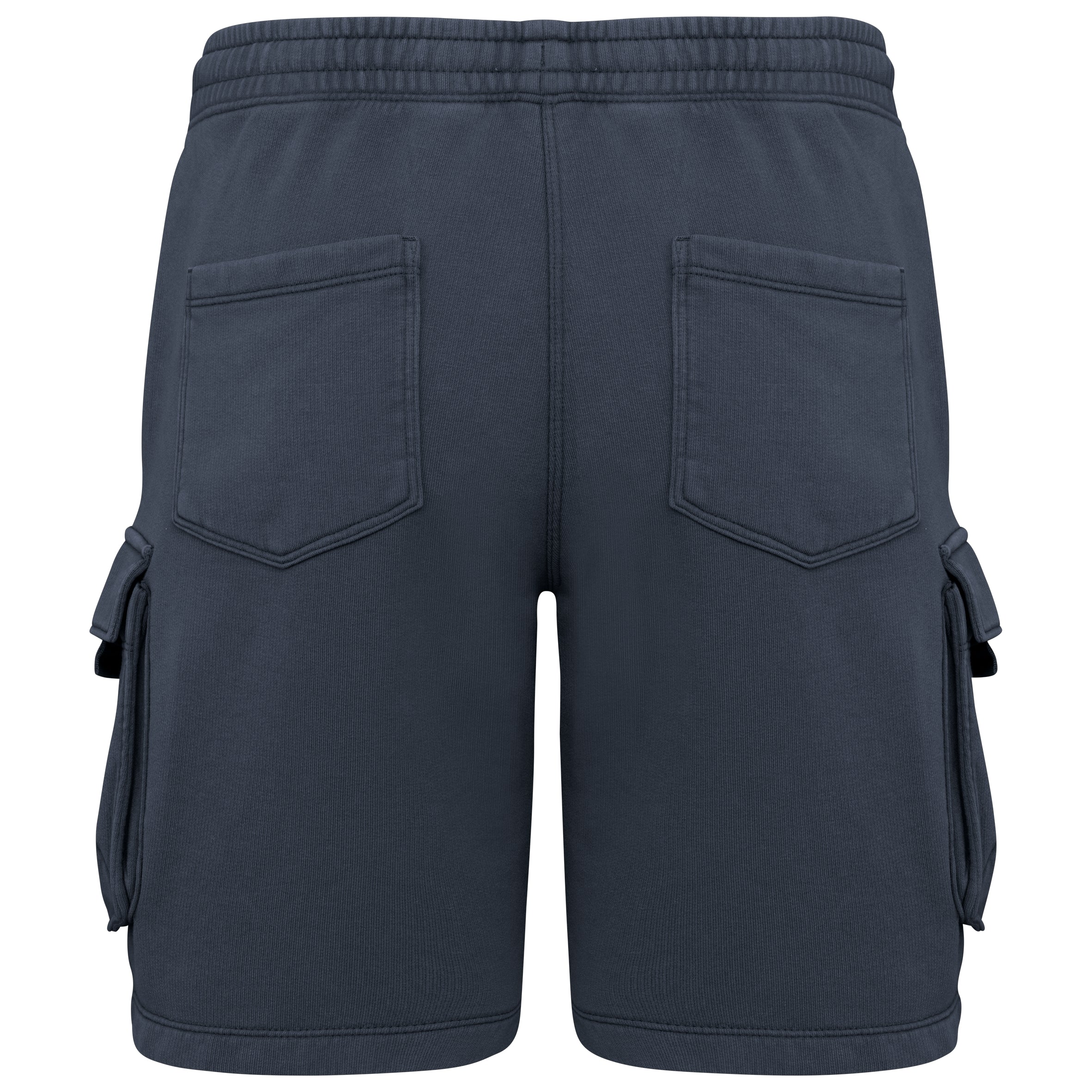 Duurzame verwassen herencargoshort van French Terry