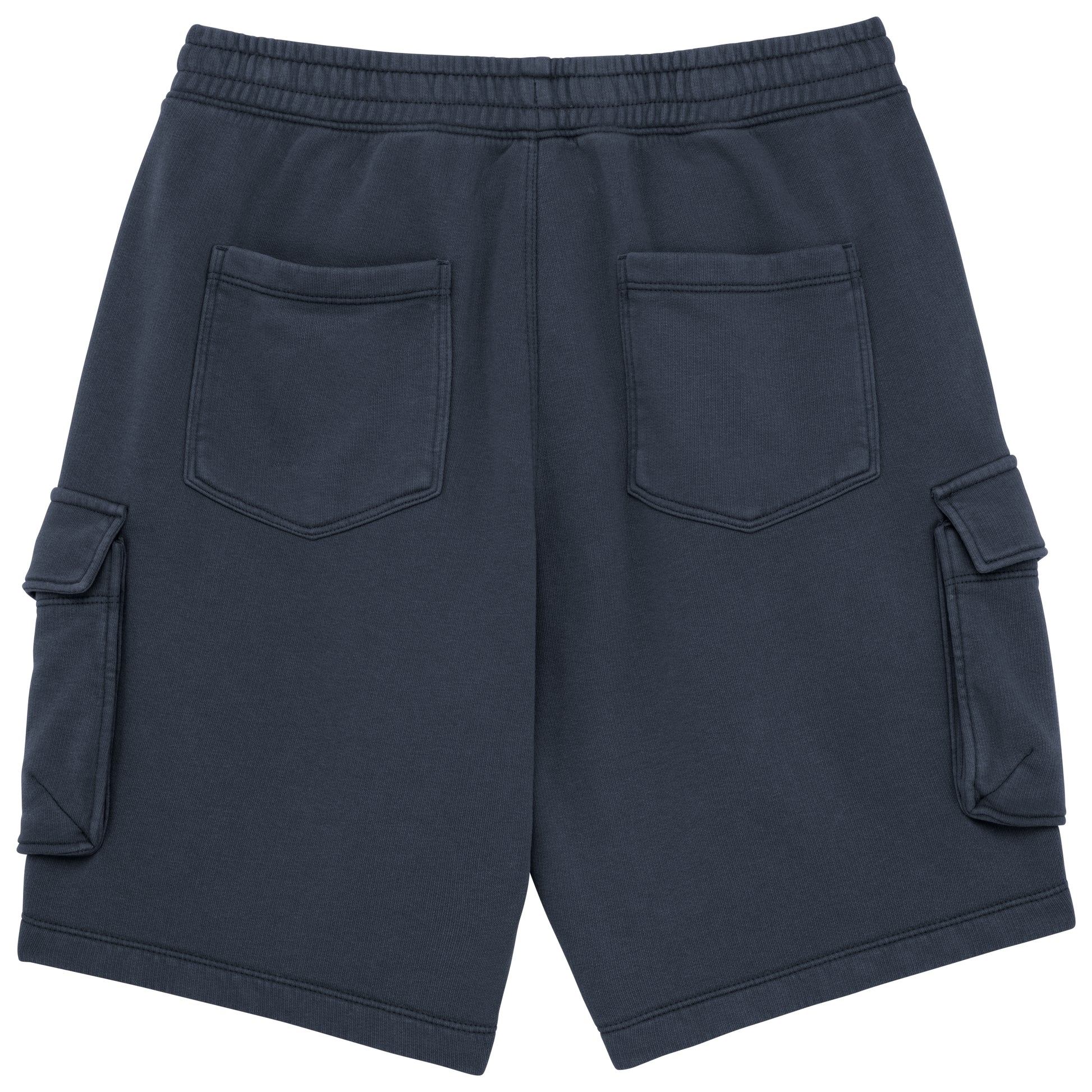 Duurzame verwassen herencargoshort van French Terry