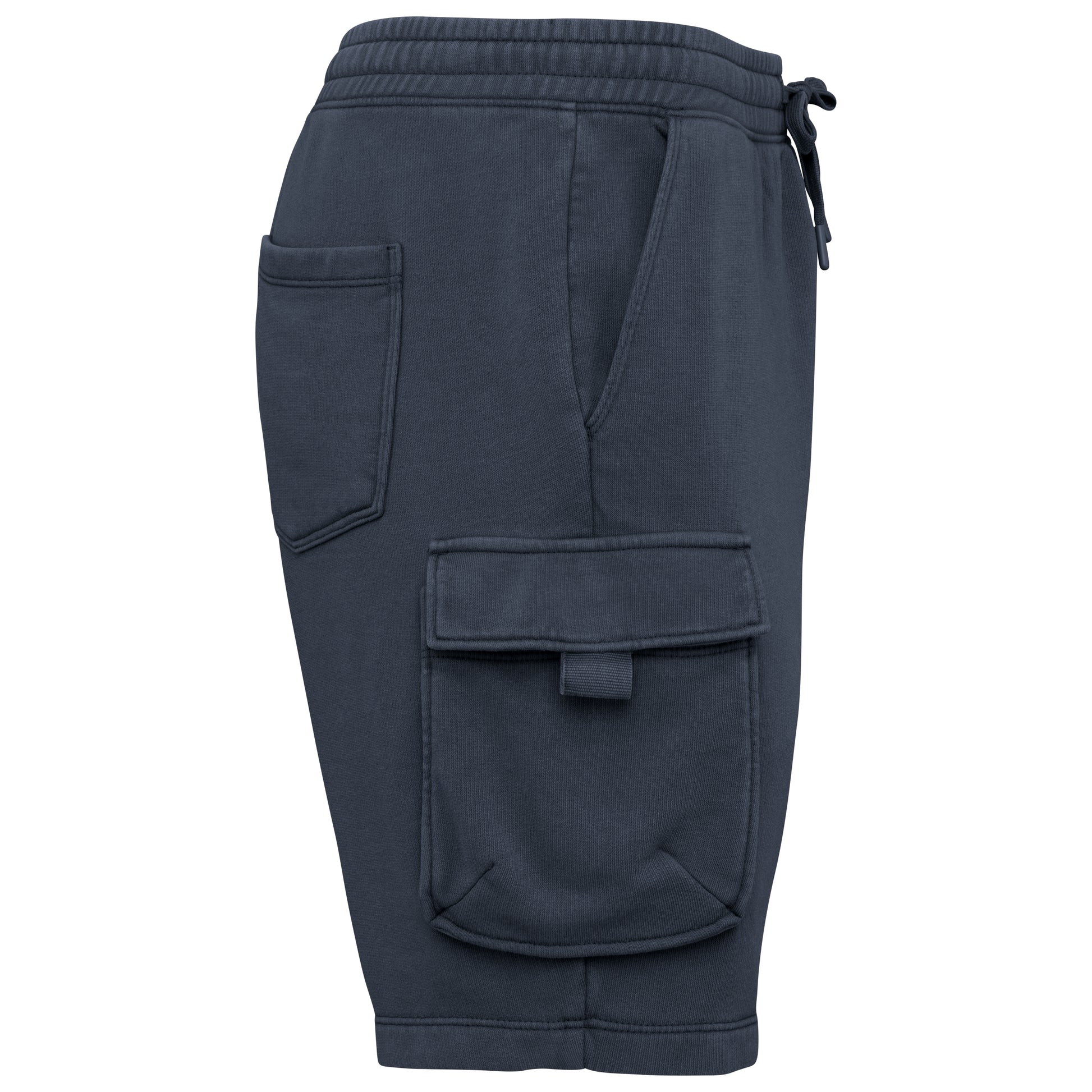 Duurzame verwassen herencargoshort van French Terry