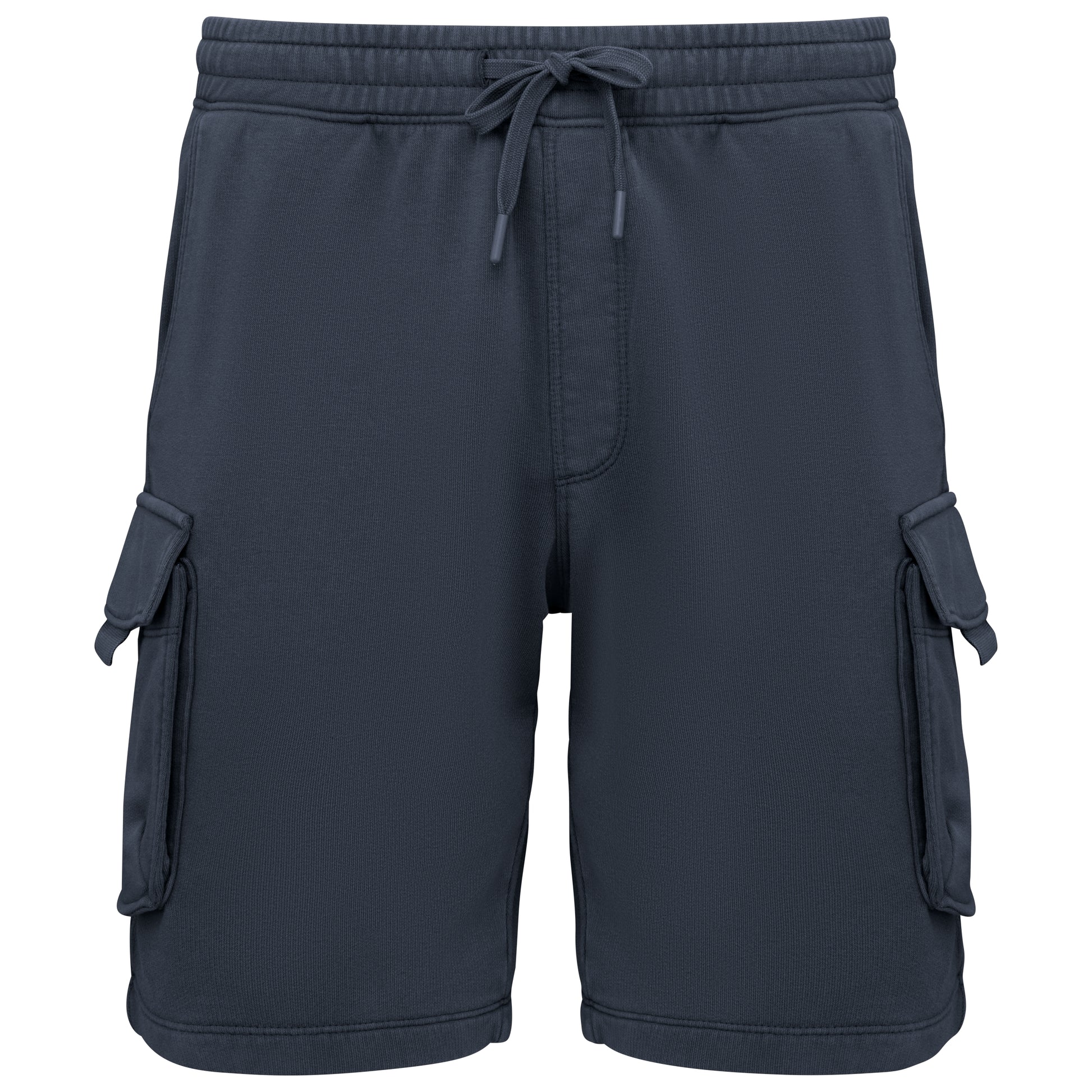 Duurzame verwassen herencargoshort van French Terry