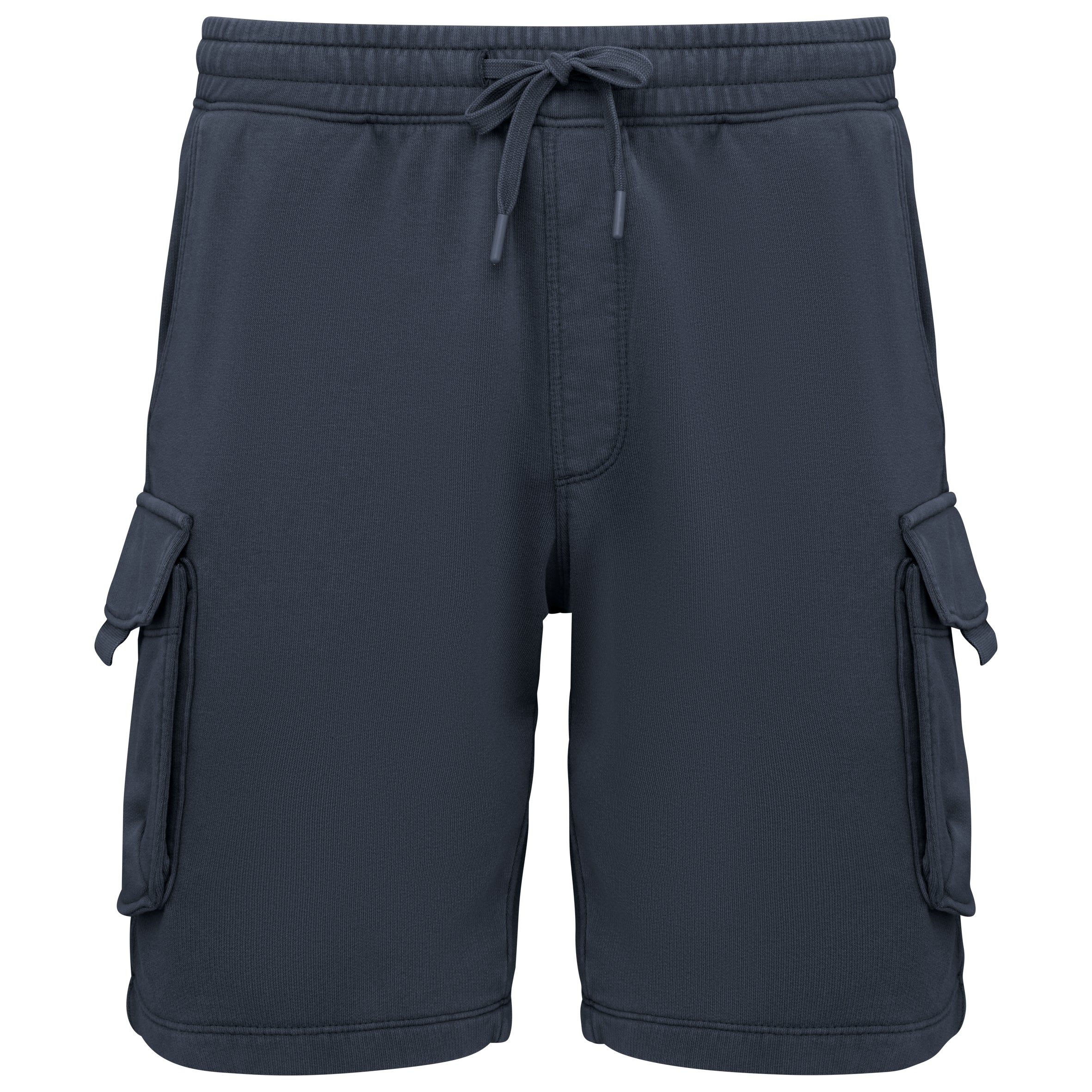Duurzame verwassen herencargoshort van French Terry