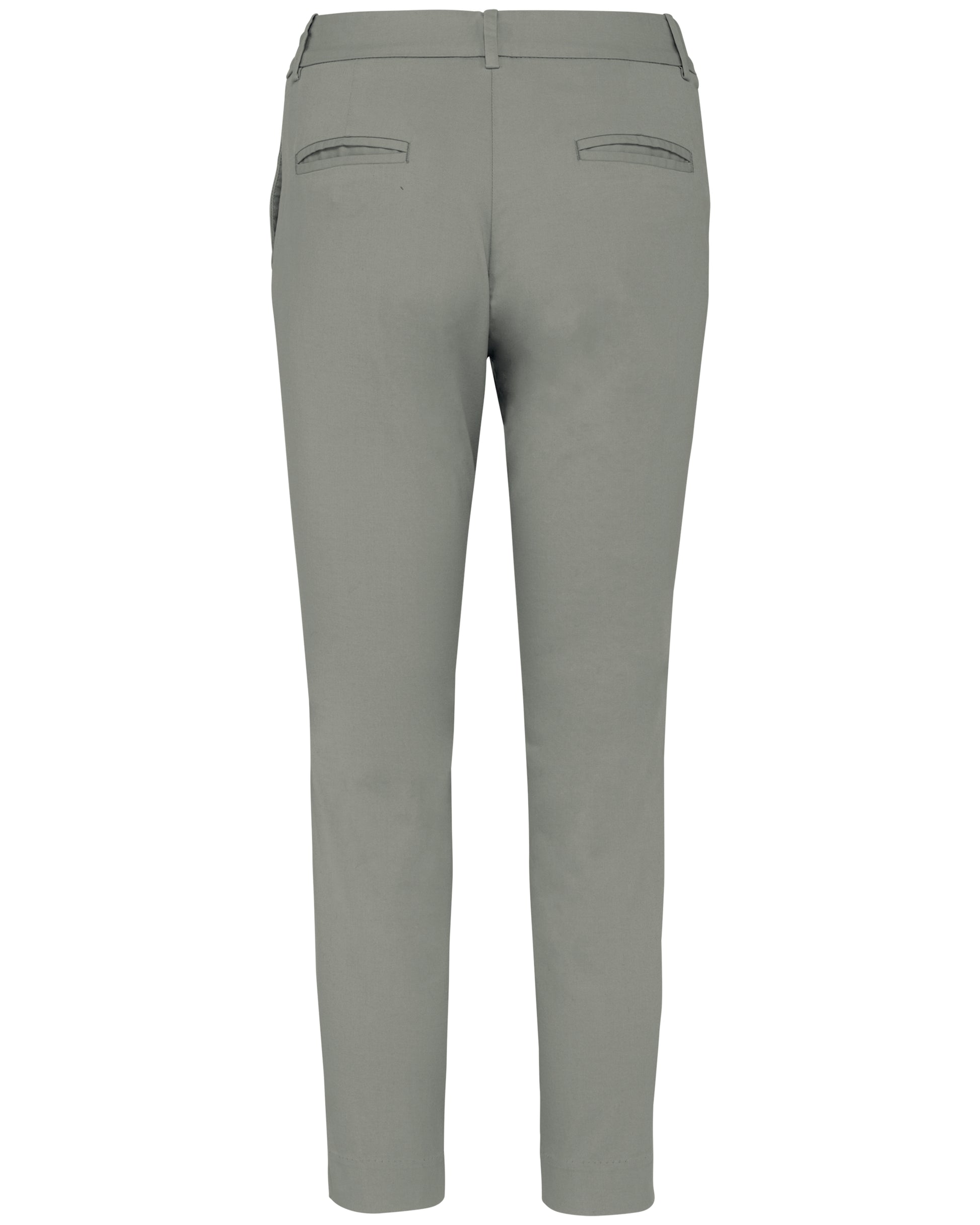 Ecologische enkellange chinobroek dames
