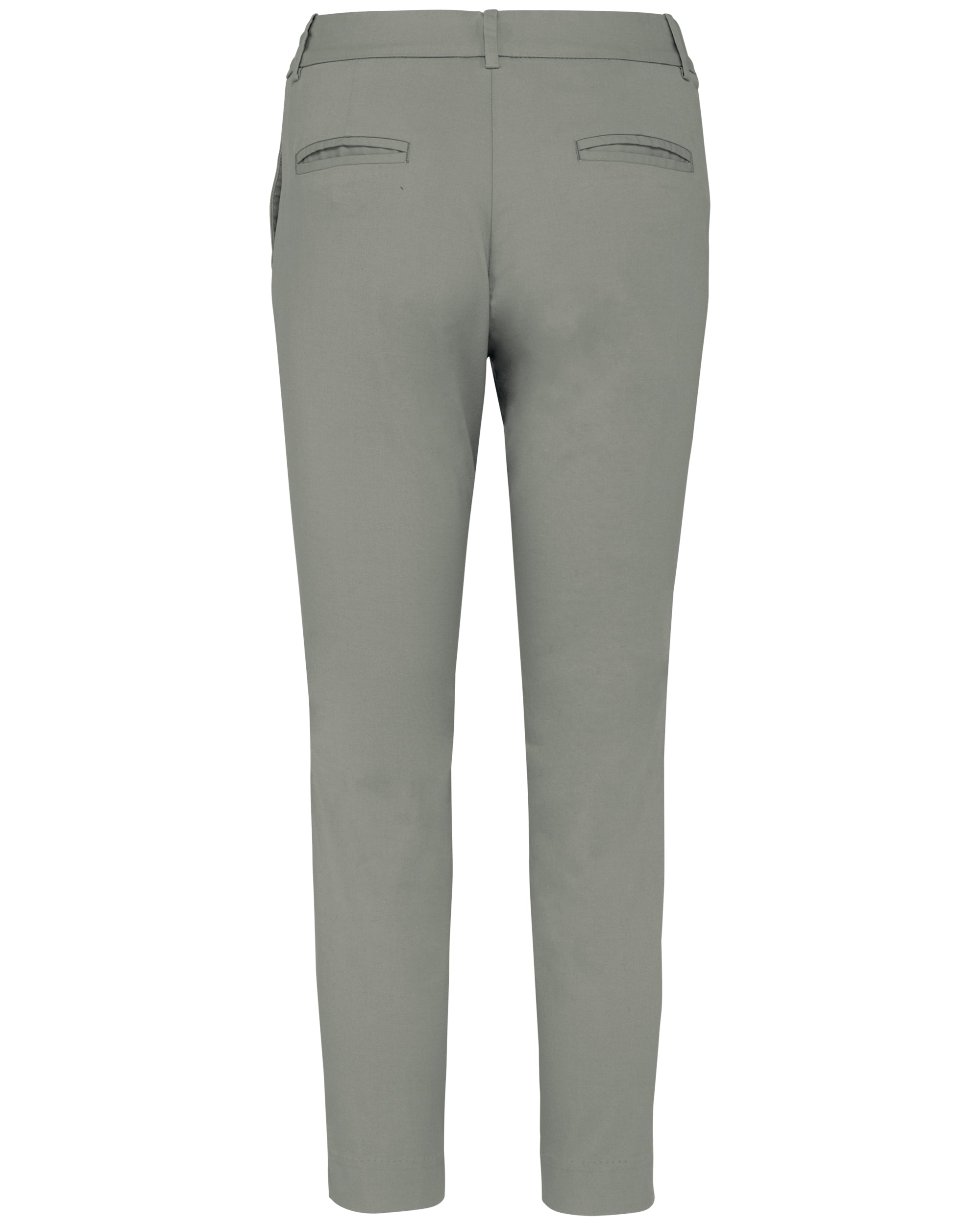 Ecologische enkellange chinobroek dames