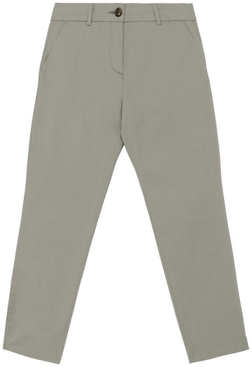 Ecologische enkellange chinobroek dames