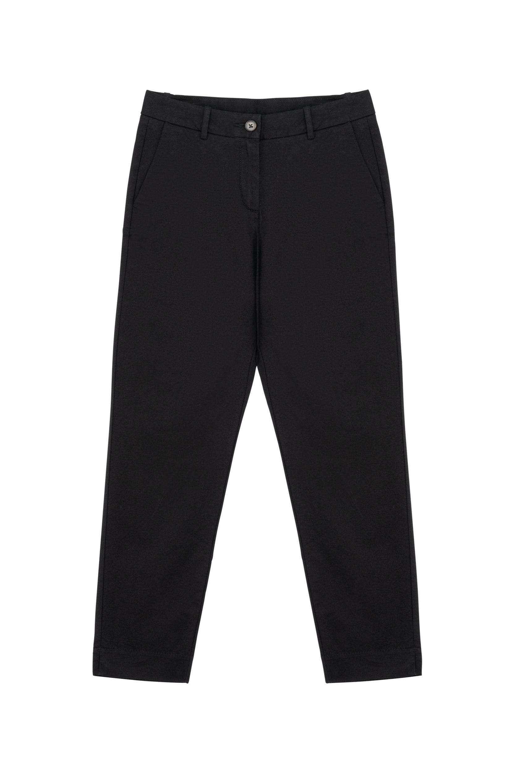 Ecologische enkellange chinobroek dames