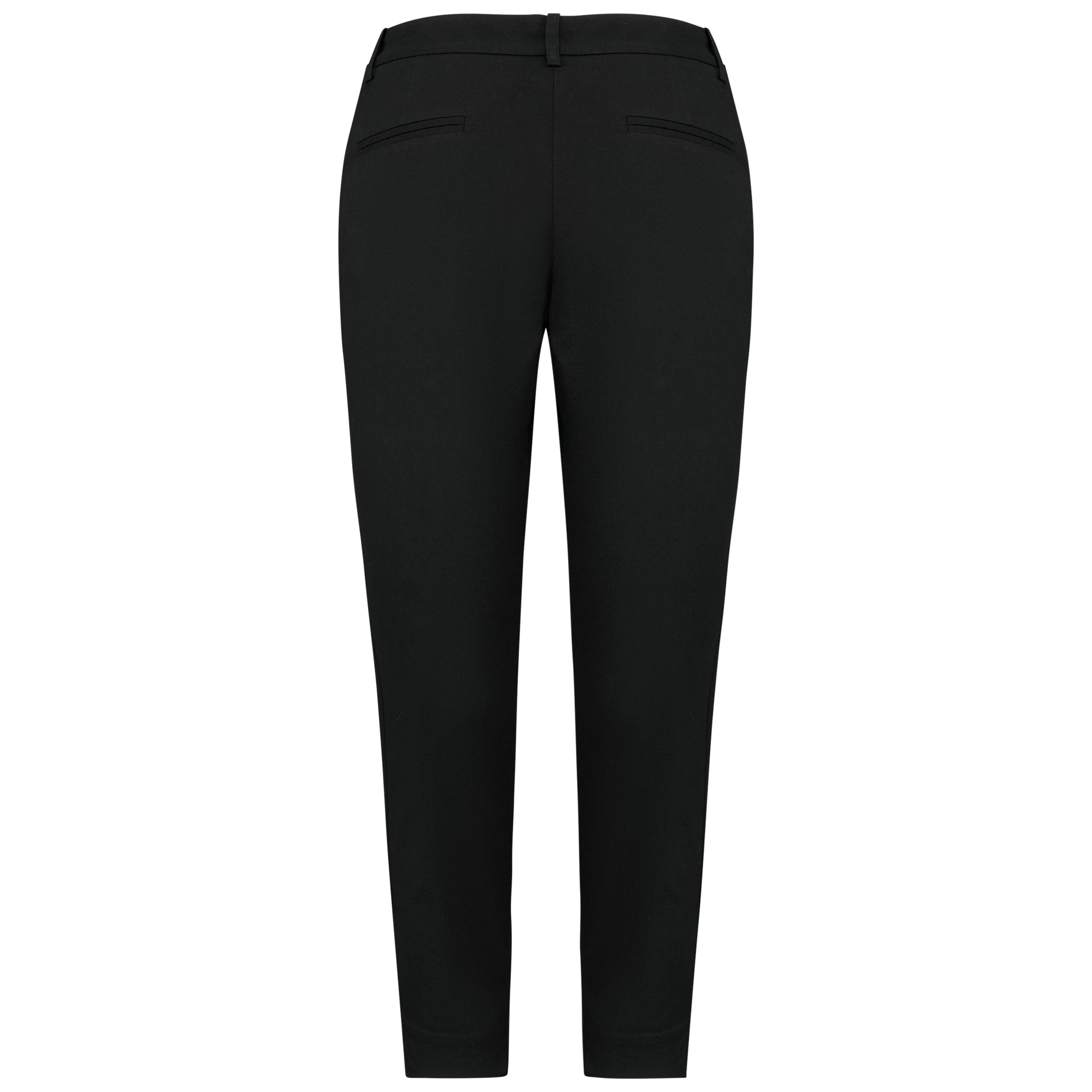 Ecologische enkellange chinobroek dames