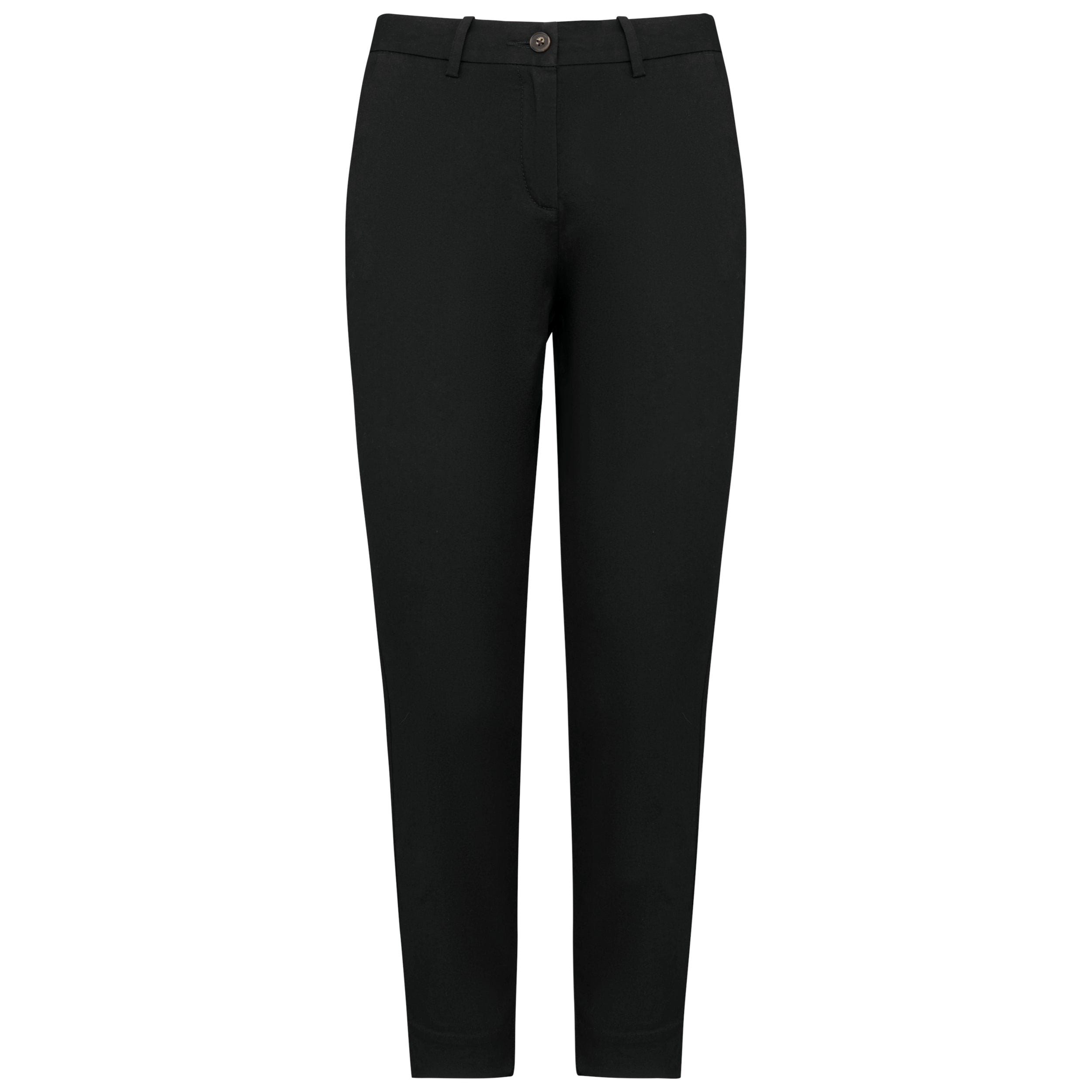 Ecologische enkellange chinobroek dames