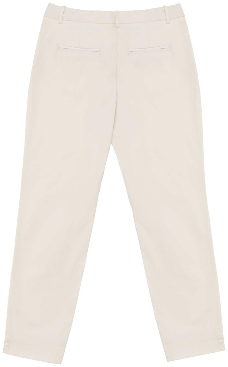 Ecologische enkellange chinobroek dames