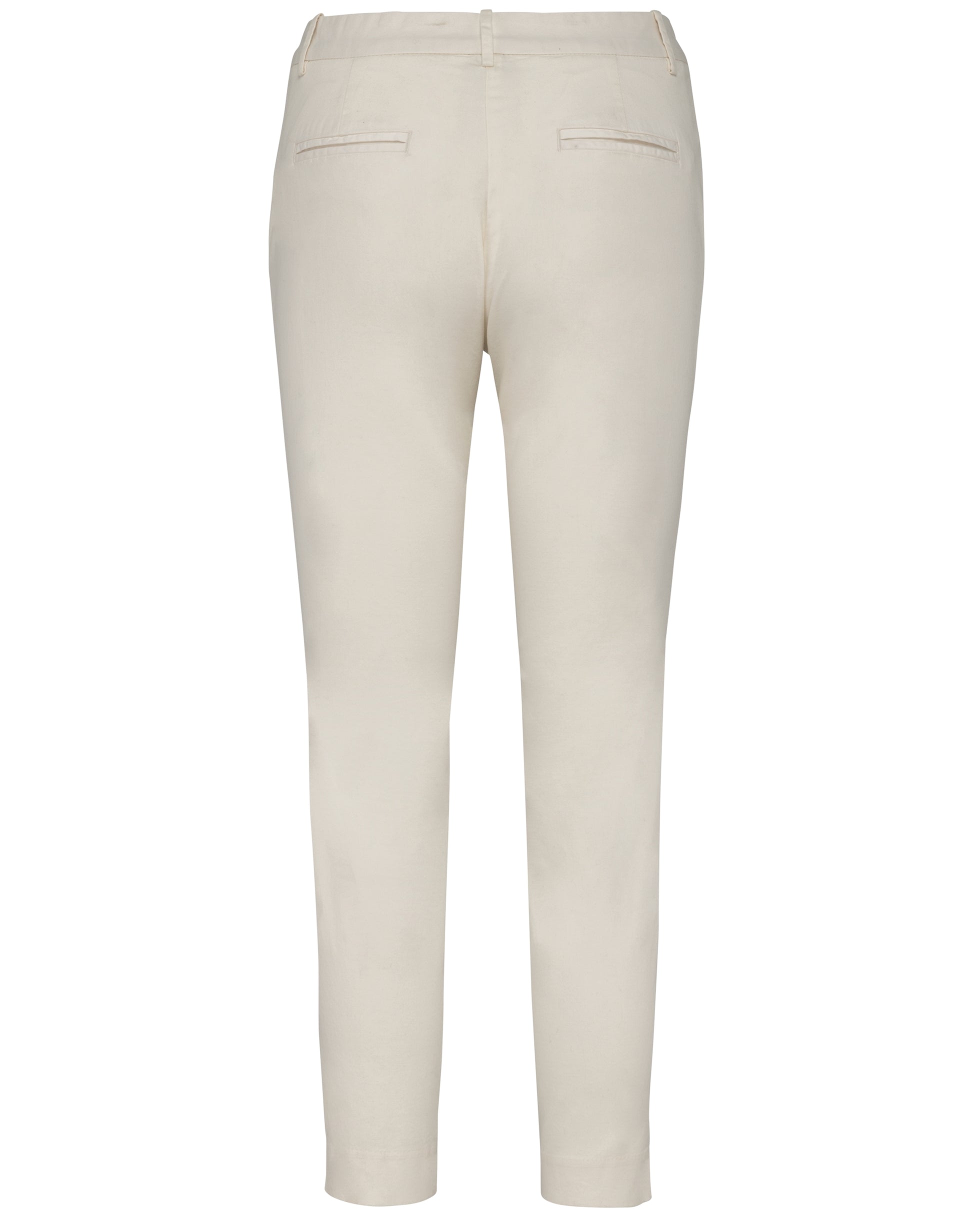 Ecologische enkellange chinobroek dames